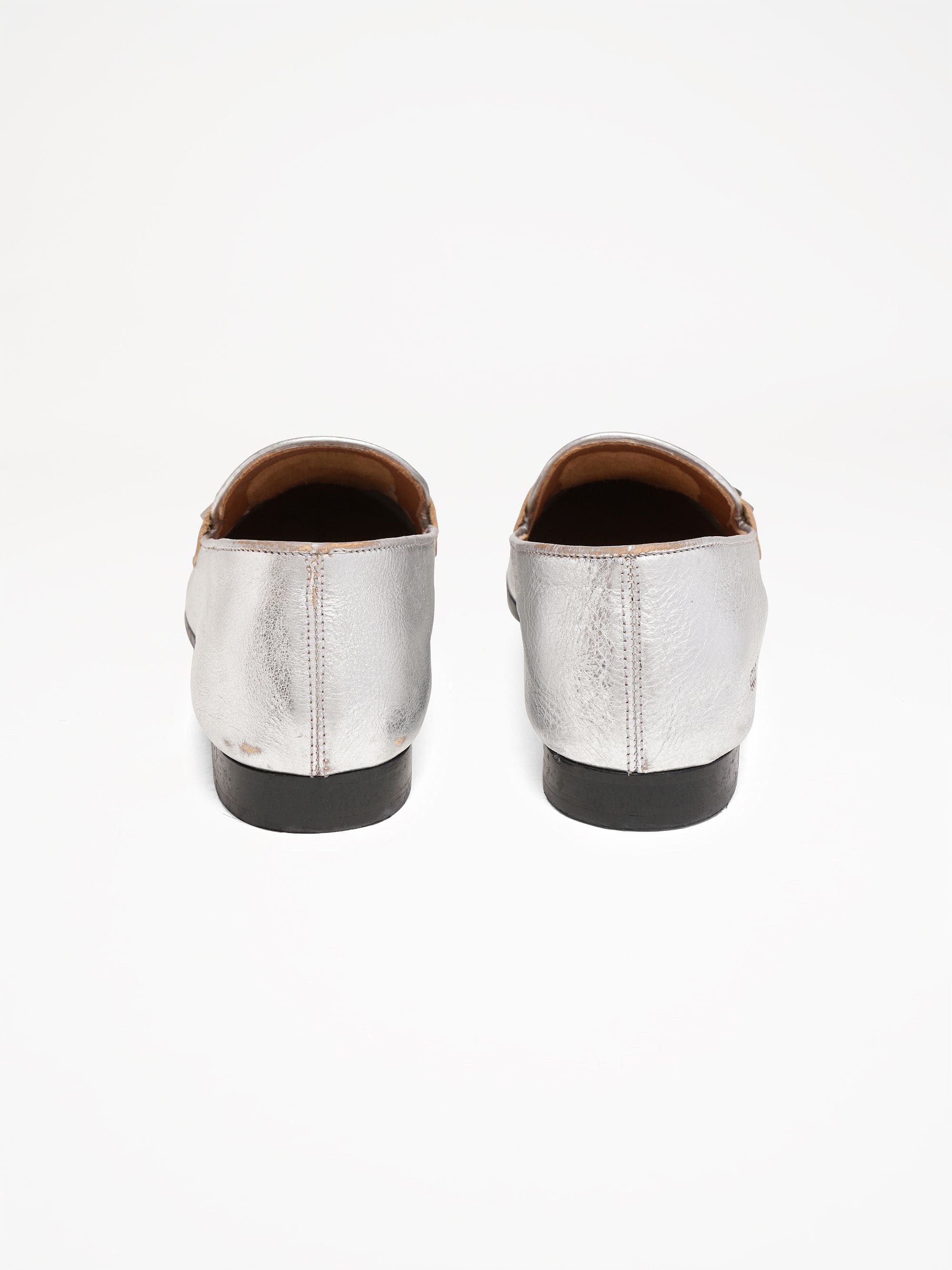 Women | Virginia Loafers Silver Leather - Image 4