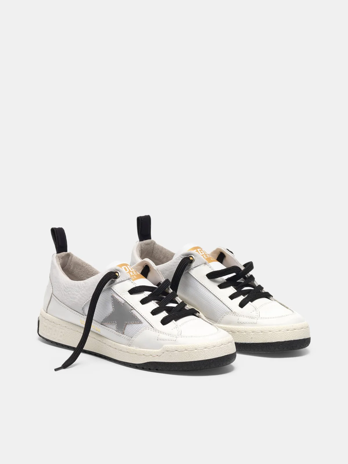 Women | White Yeah! Sneakers with Silver Star - Image 7