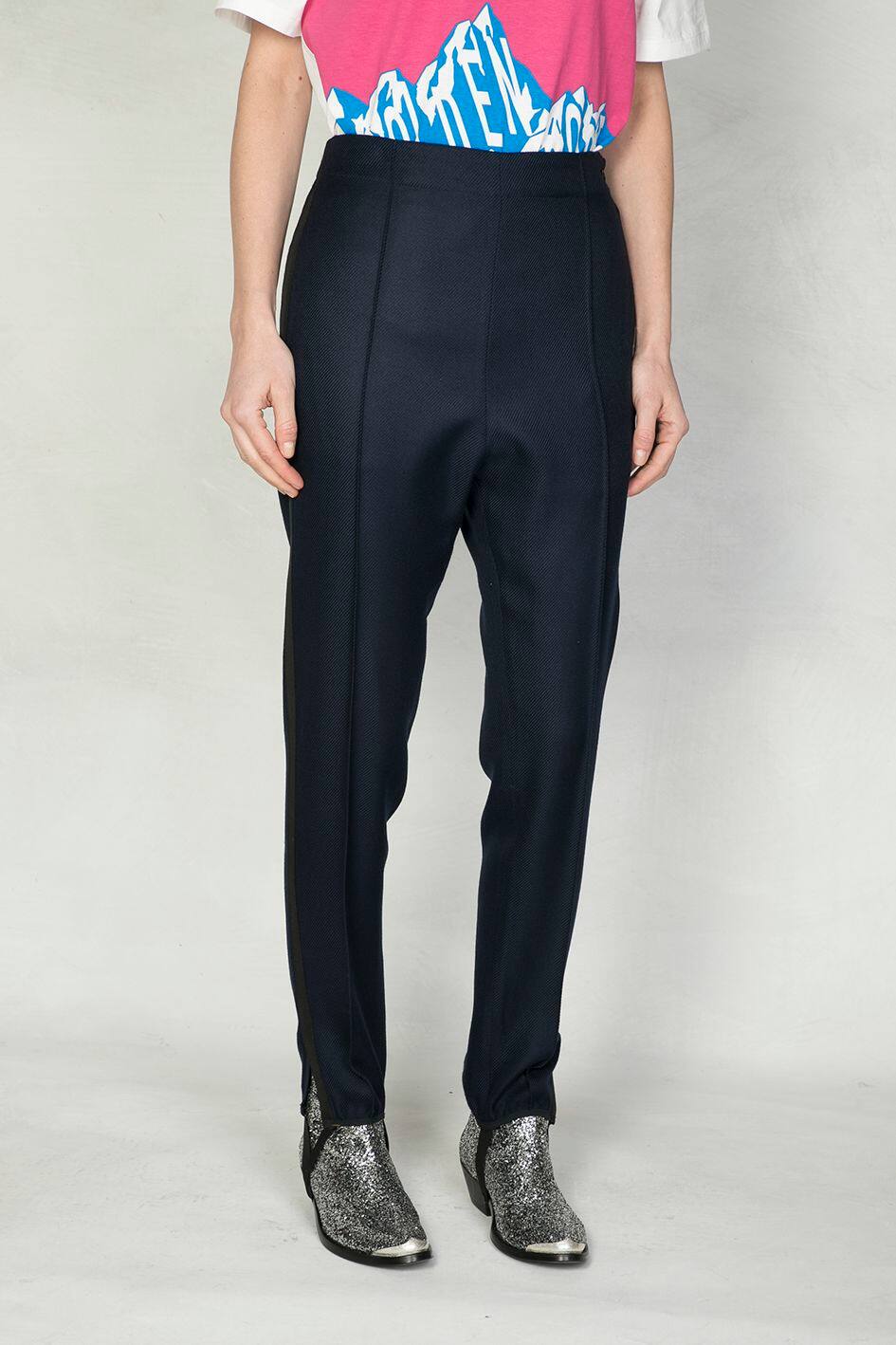 Women | Woman'S Navy Trousers - Image 3