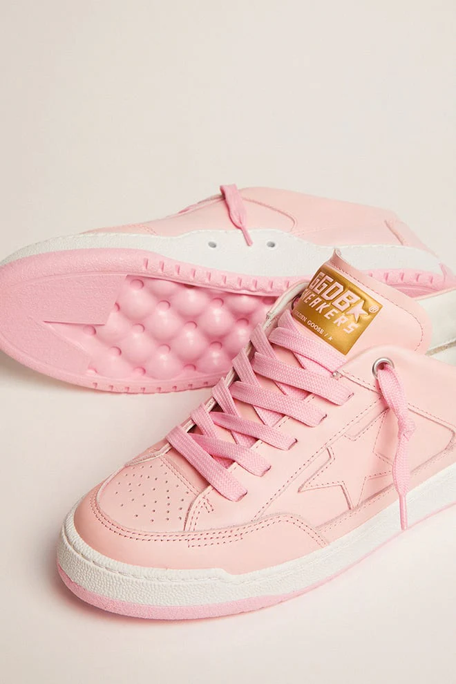Women | Yeah Sneakers Pale Pink Leather | Rose Quartz - Image 2