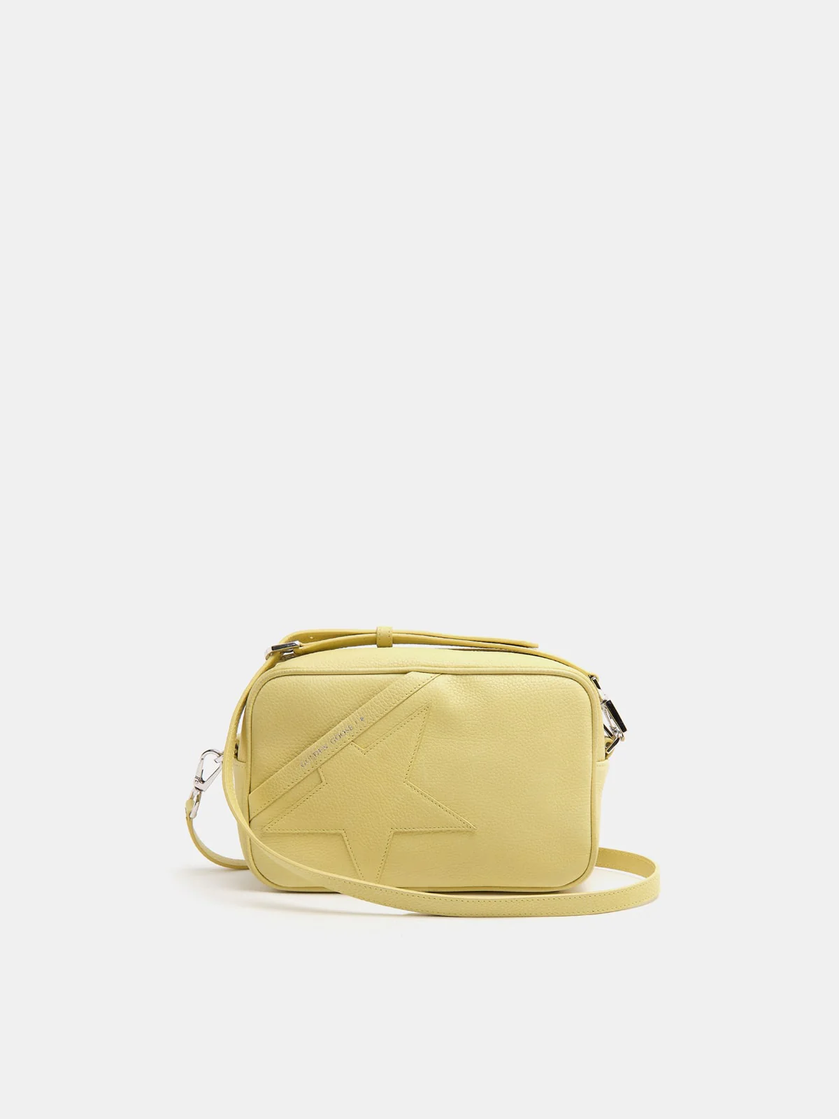 Women | Yellow Star Bag Made Of Hammered Leather - Image 5