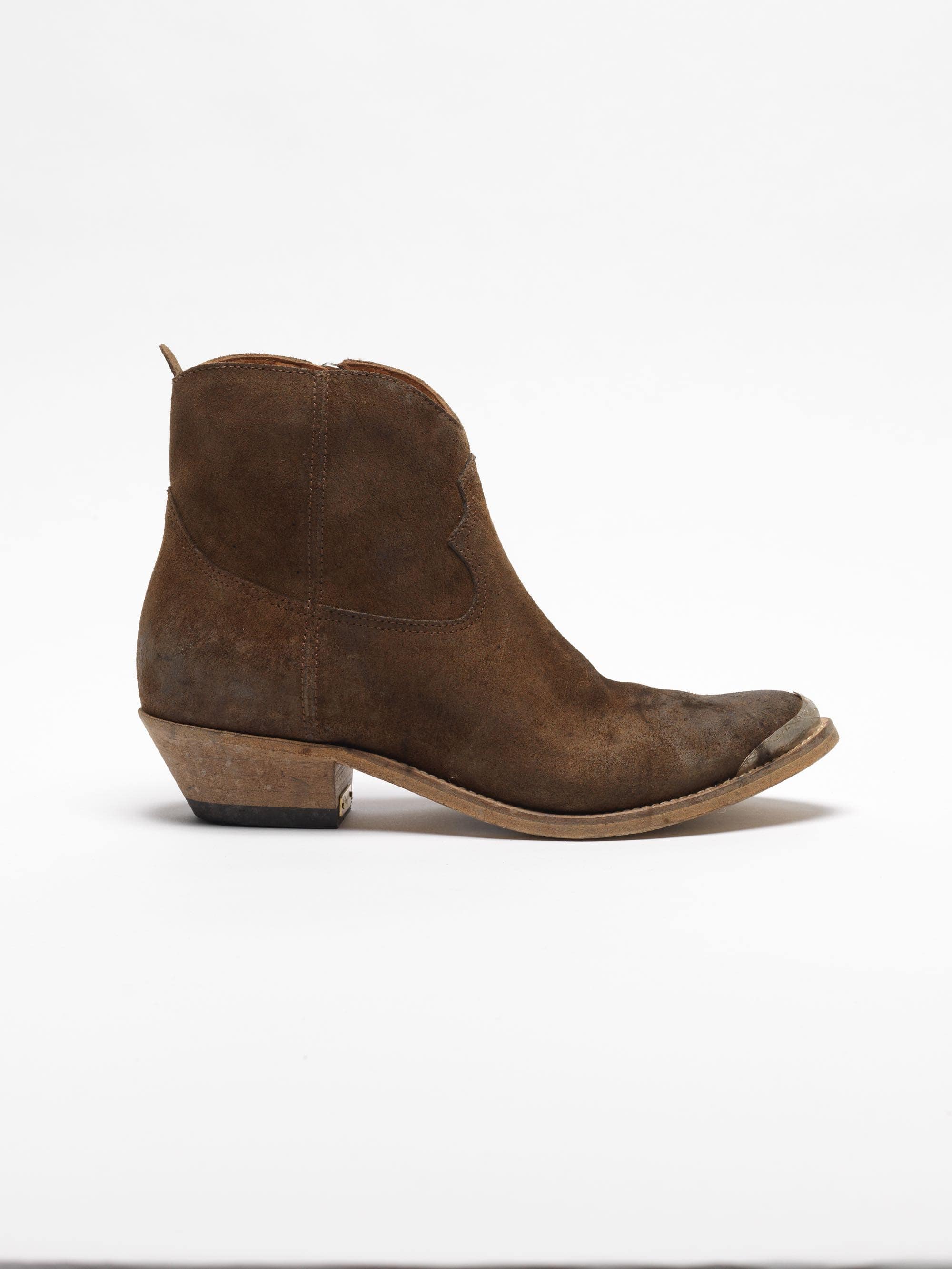 Women | Young Ankle Boots Coffee Suede - Image 4