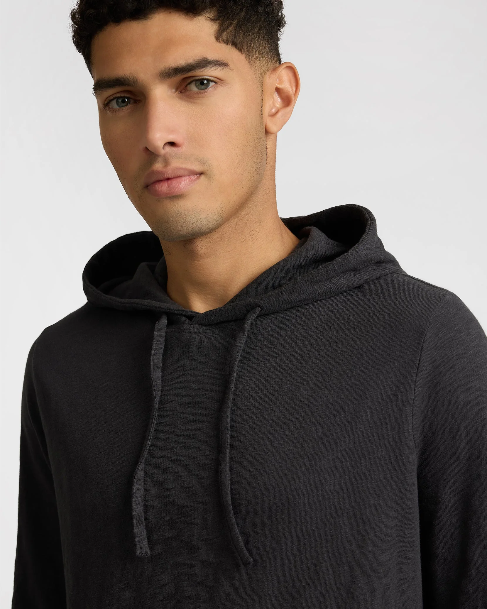 Mens | Heavyweight Slub Hoodie | Noir - Image 3