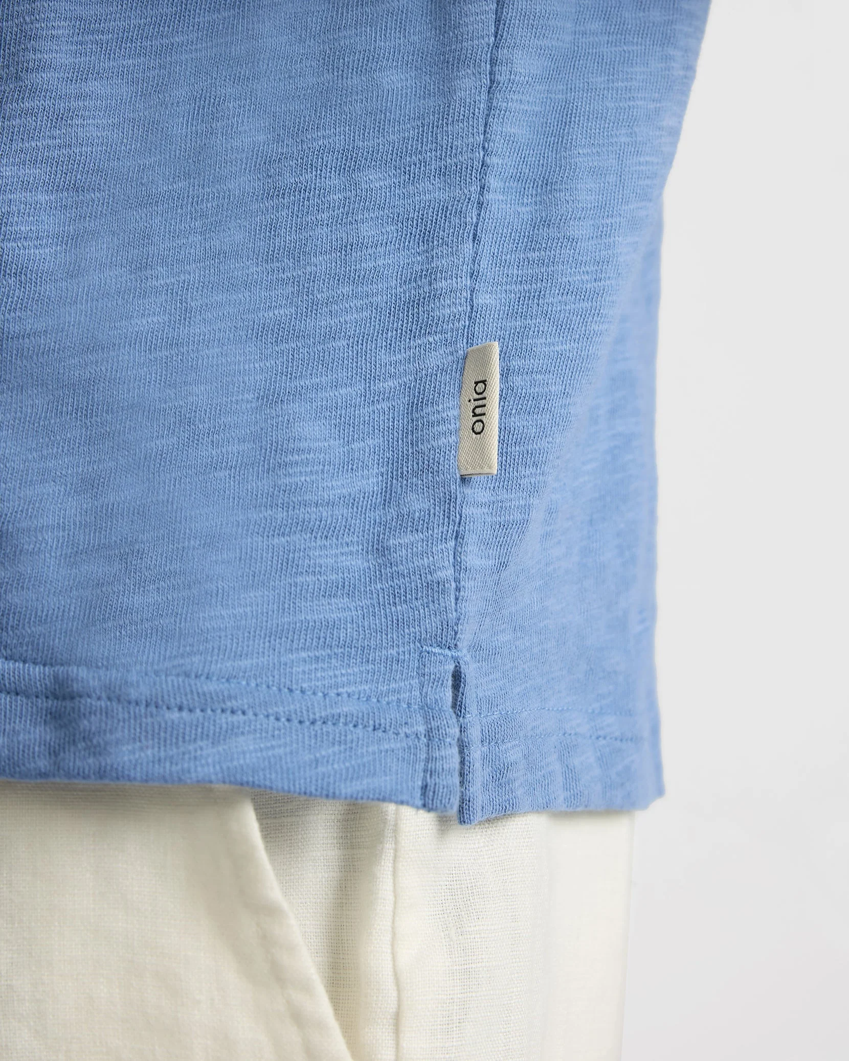 Mens | Heavyweight Slub Polo | Indigo - Image 4