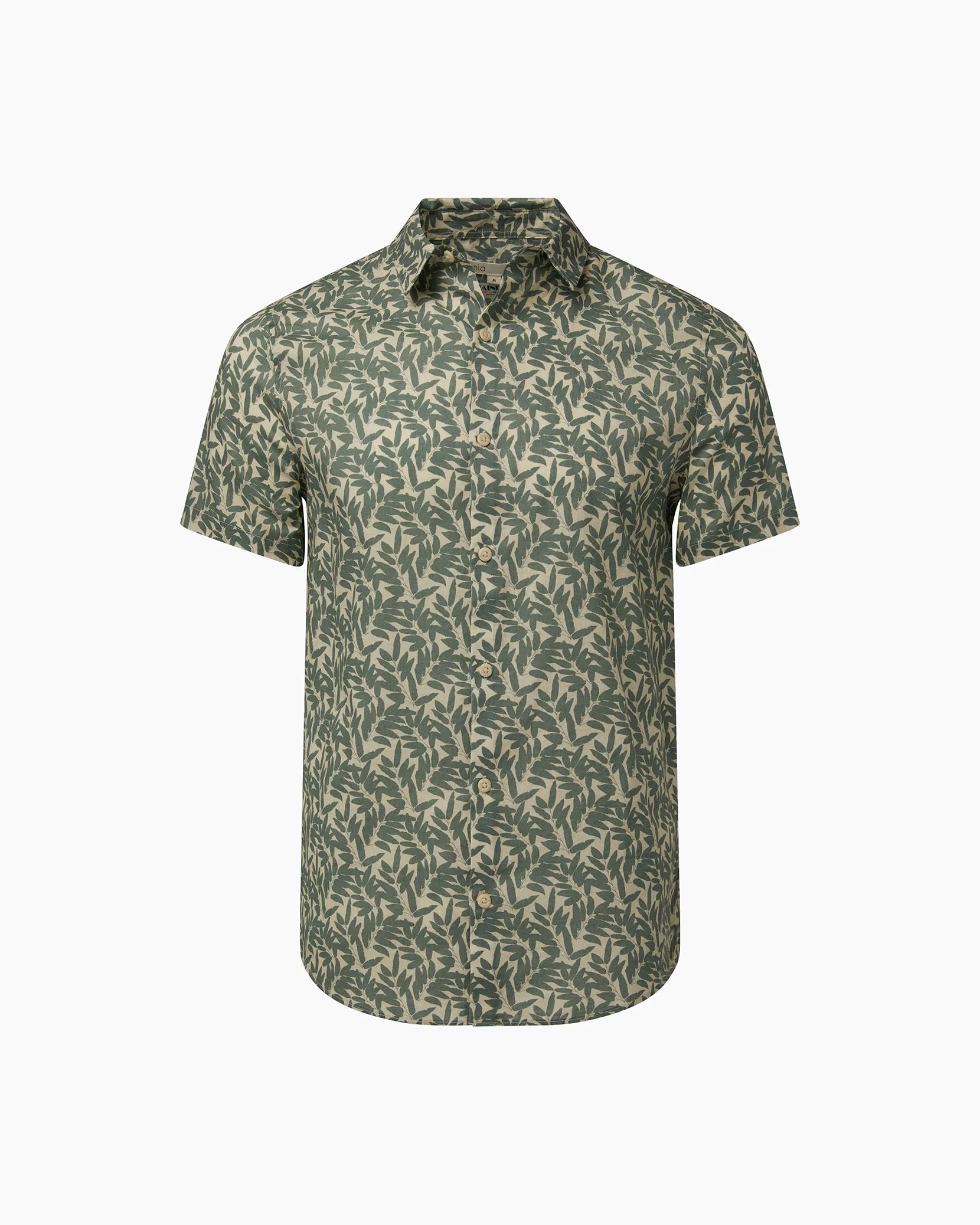 Mens | Jack Air Linen Shirt | Cream/Sage - Image 2