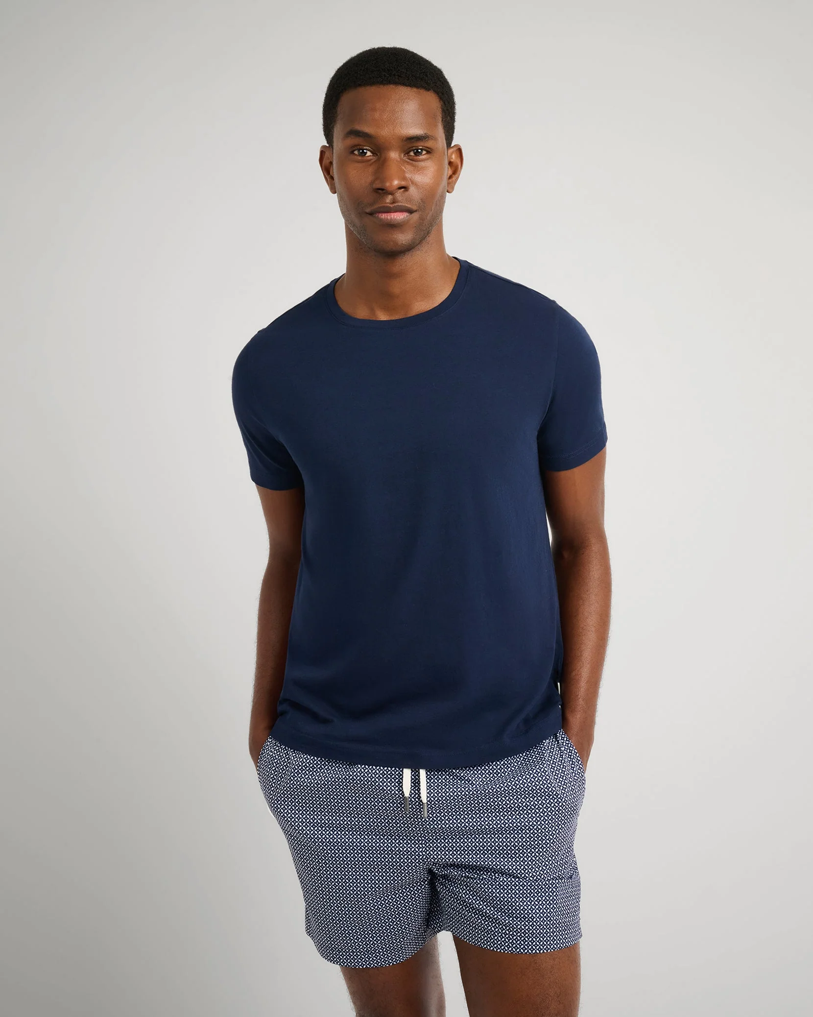 Mens | Joey Crewneck Tee | Navy - Image 2