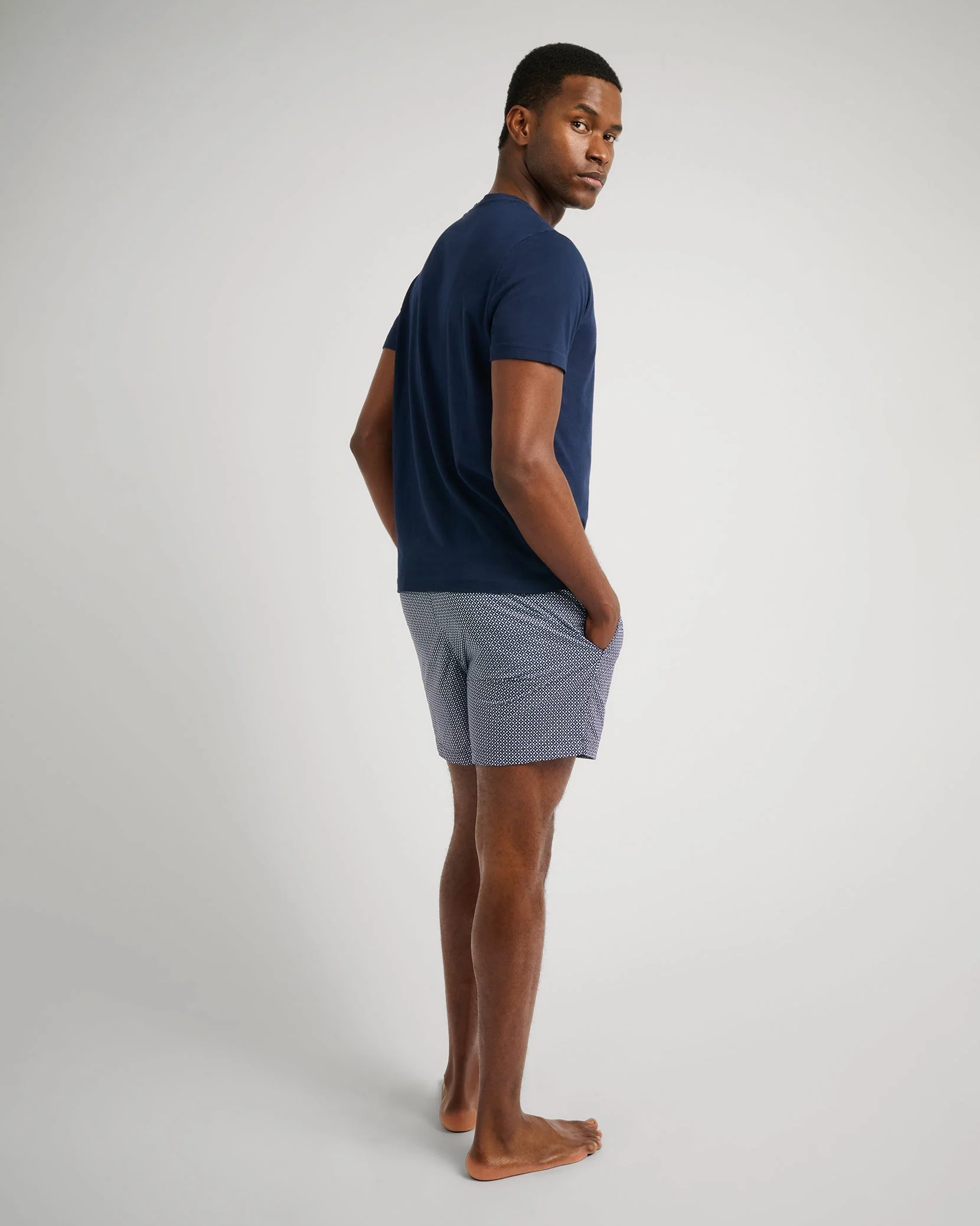 Mens | Joey Crewneck Tee | Navy - Image 5