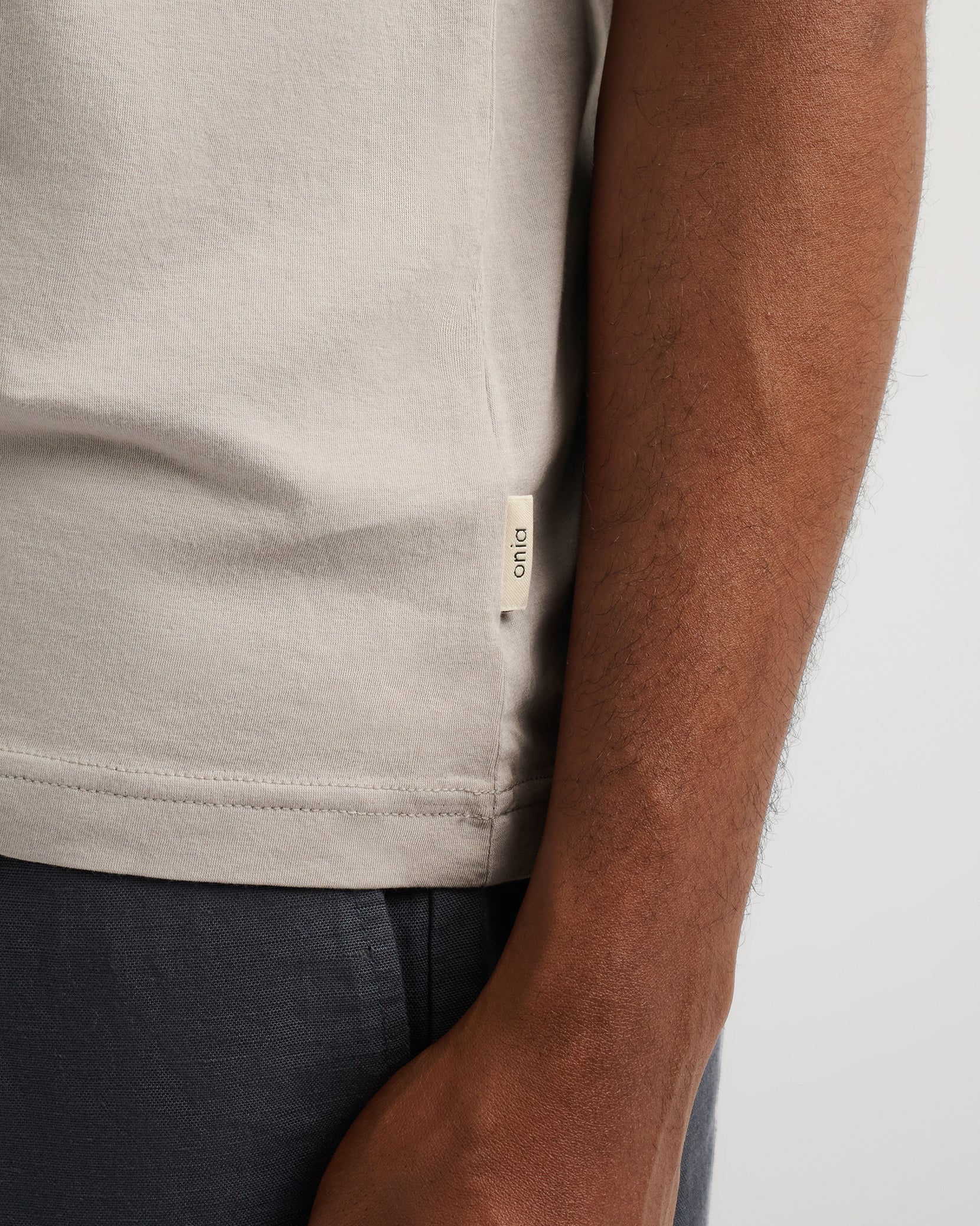 Mens | Joey Crewneck Tee | Ash - Image 3