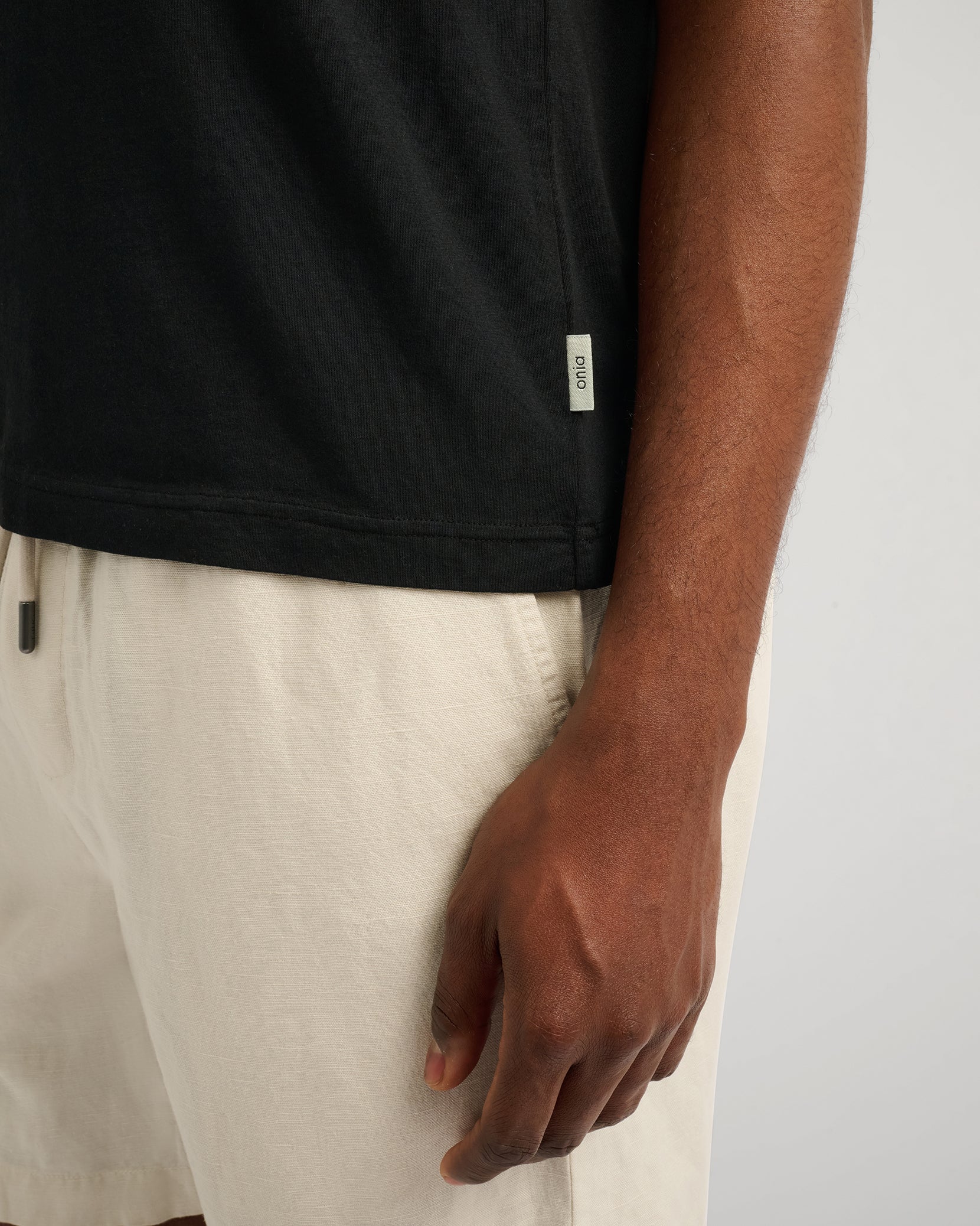 Mens | Joey Crewneck Tee | Black - Image 3