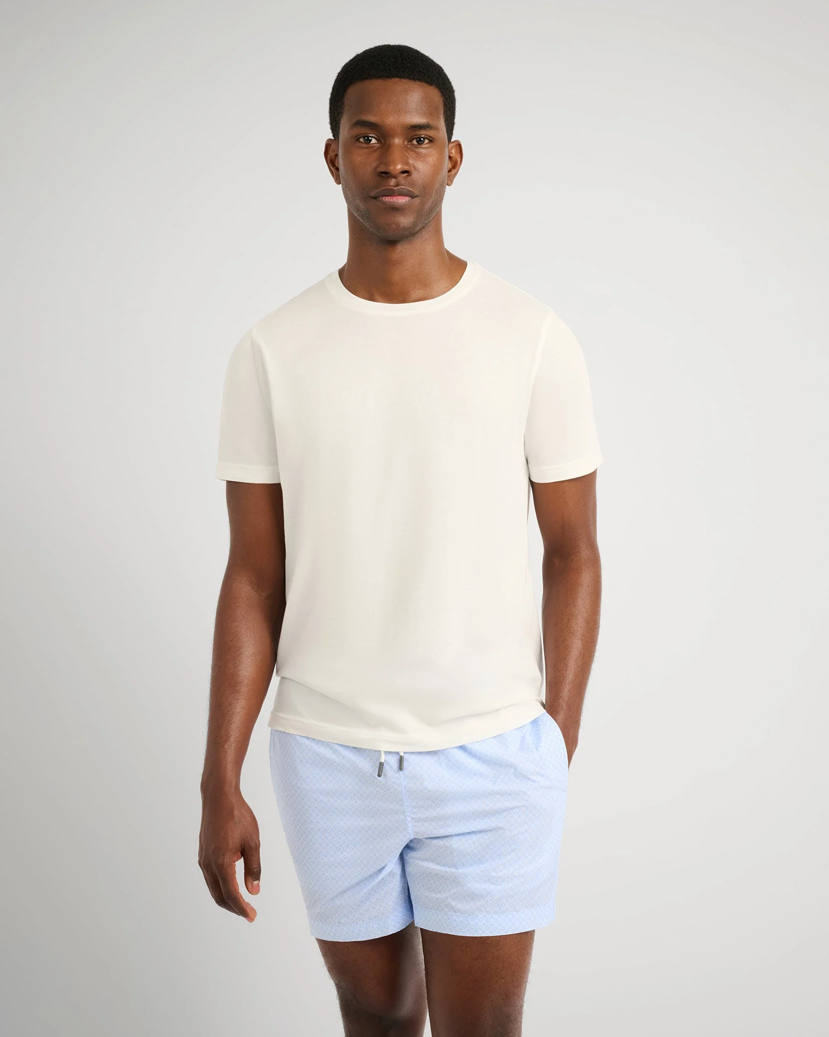 Mens | Joey Crewneck Tee | White - Image 2