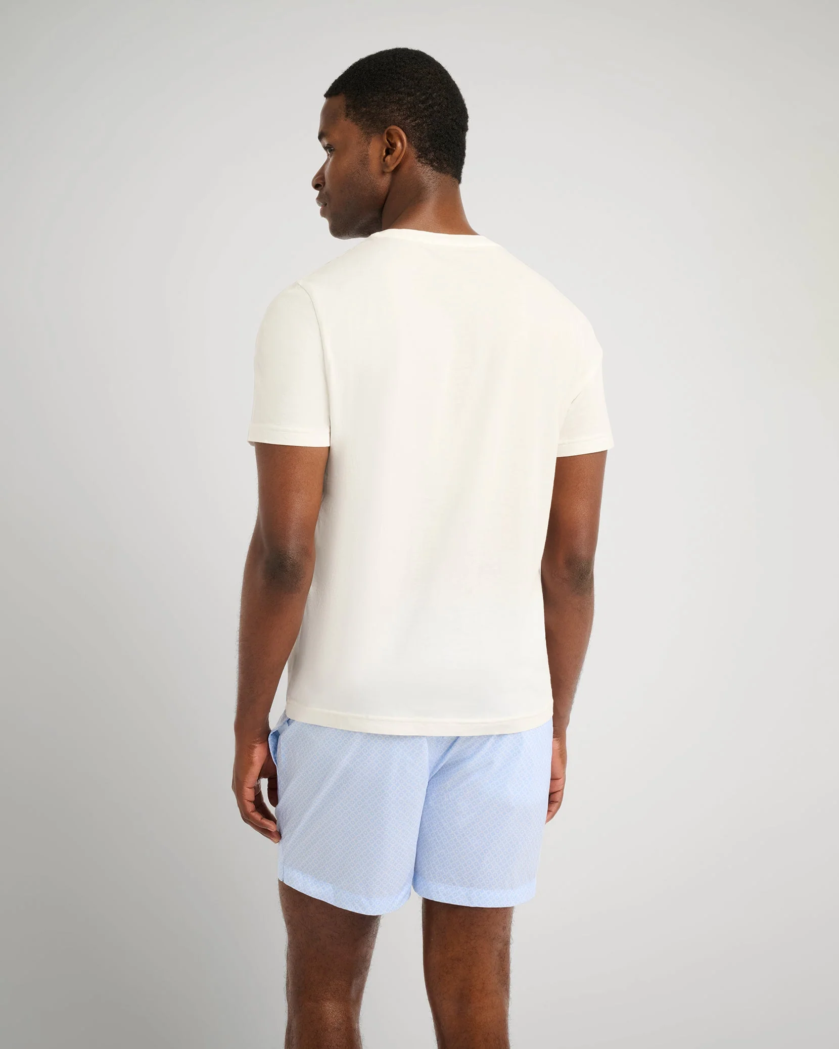 Mens | Joey Crewneck Tee | White - Image 4