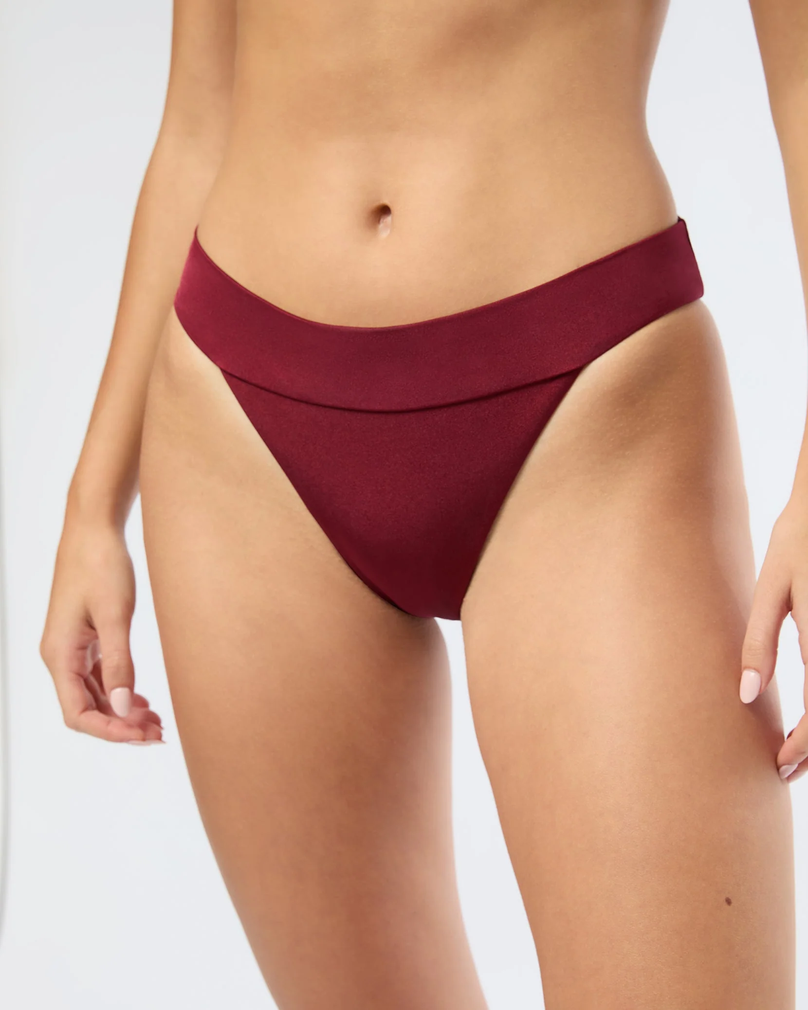 Womens | Karina Bikini Bottom | Pomegranate - Image 4