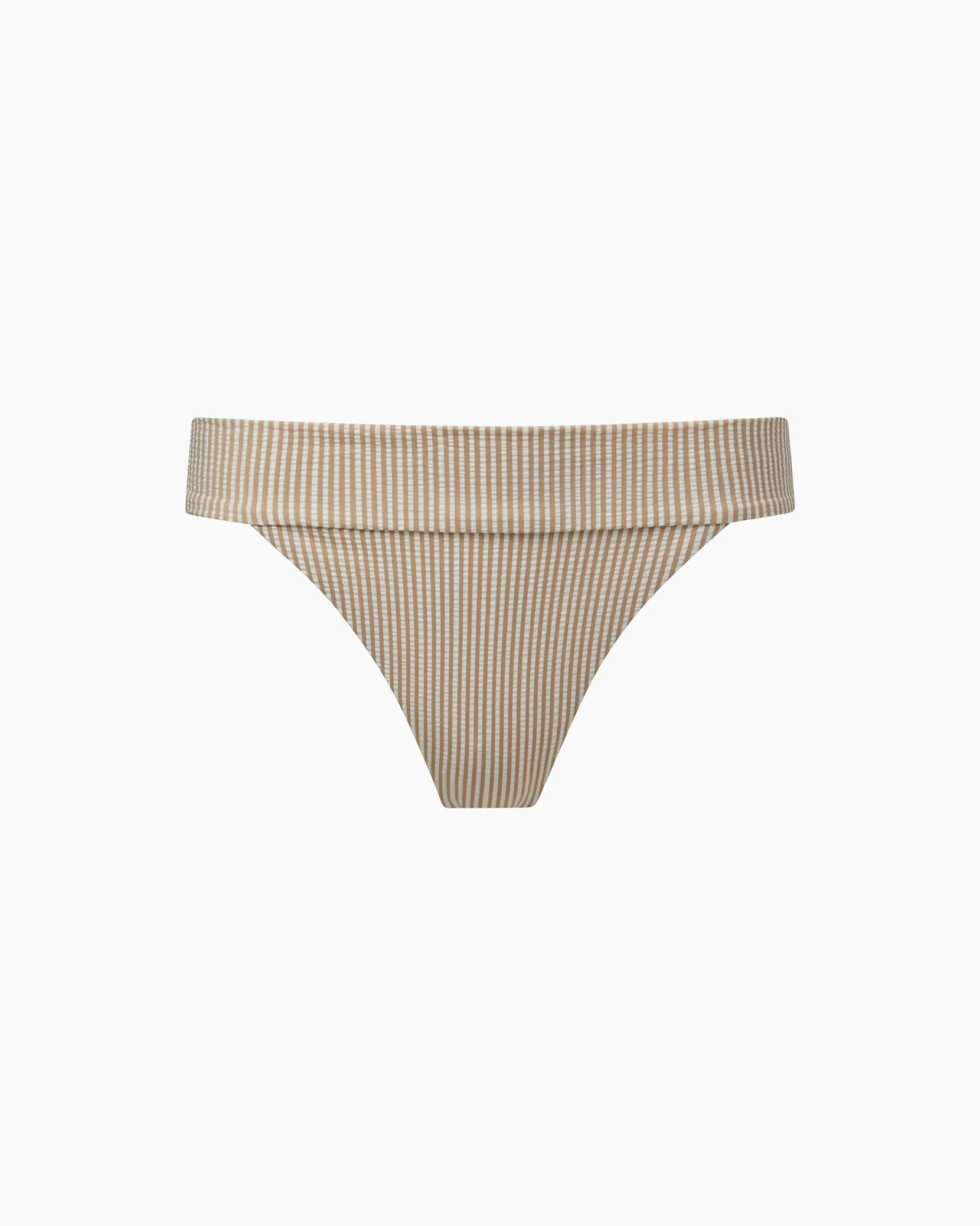 Womens | Karina Bikini Bottom | Tan/White - Image 2