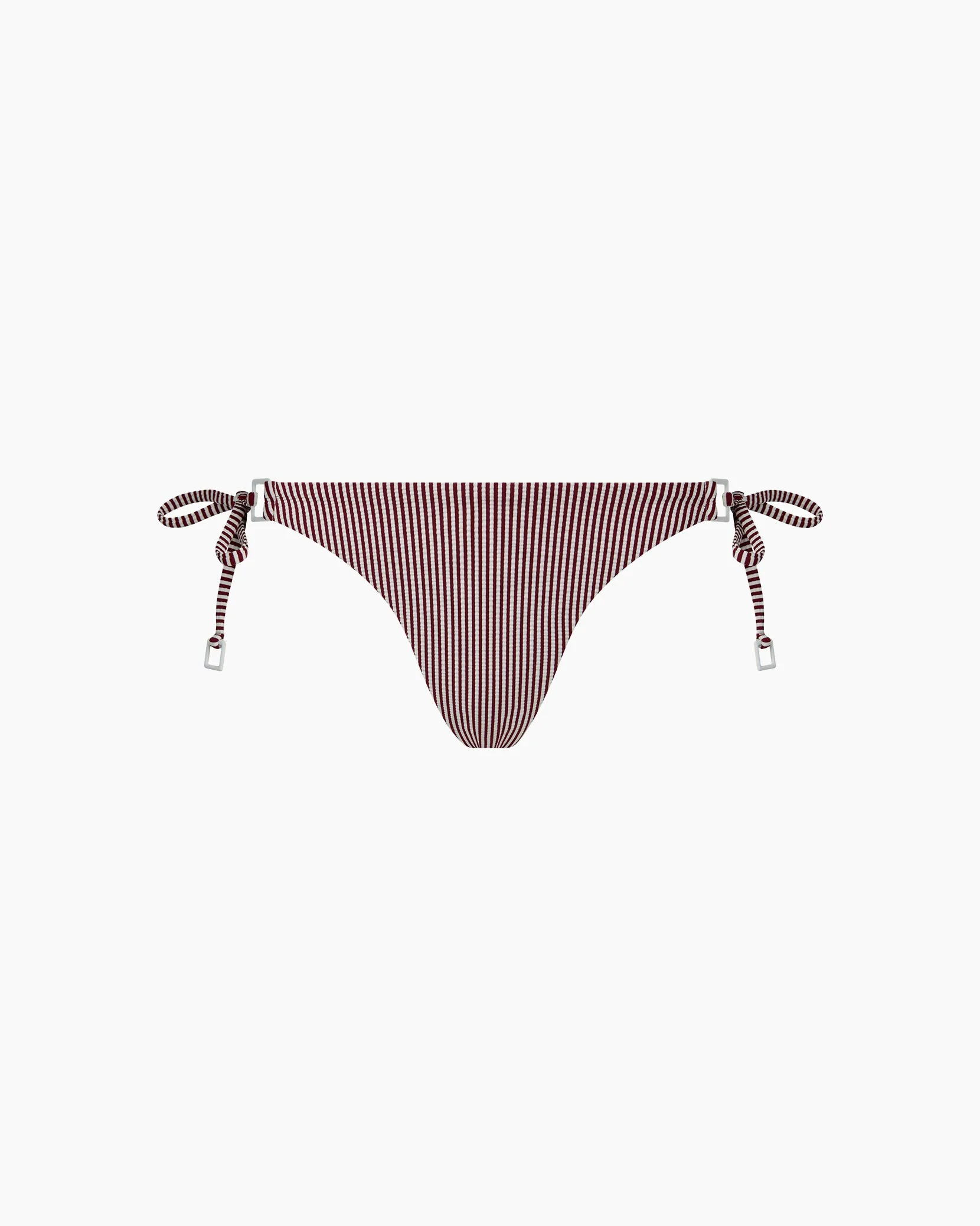 Womens | Kate Bikini Bottom | Pomegranate/White - Image 2