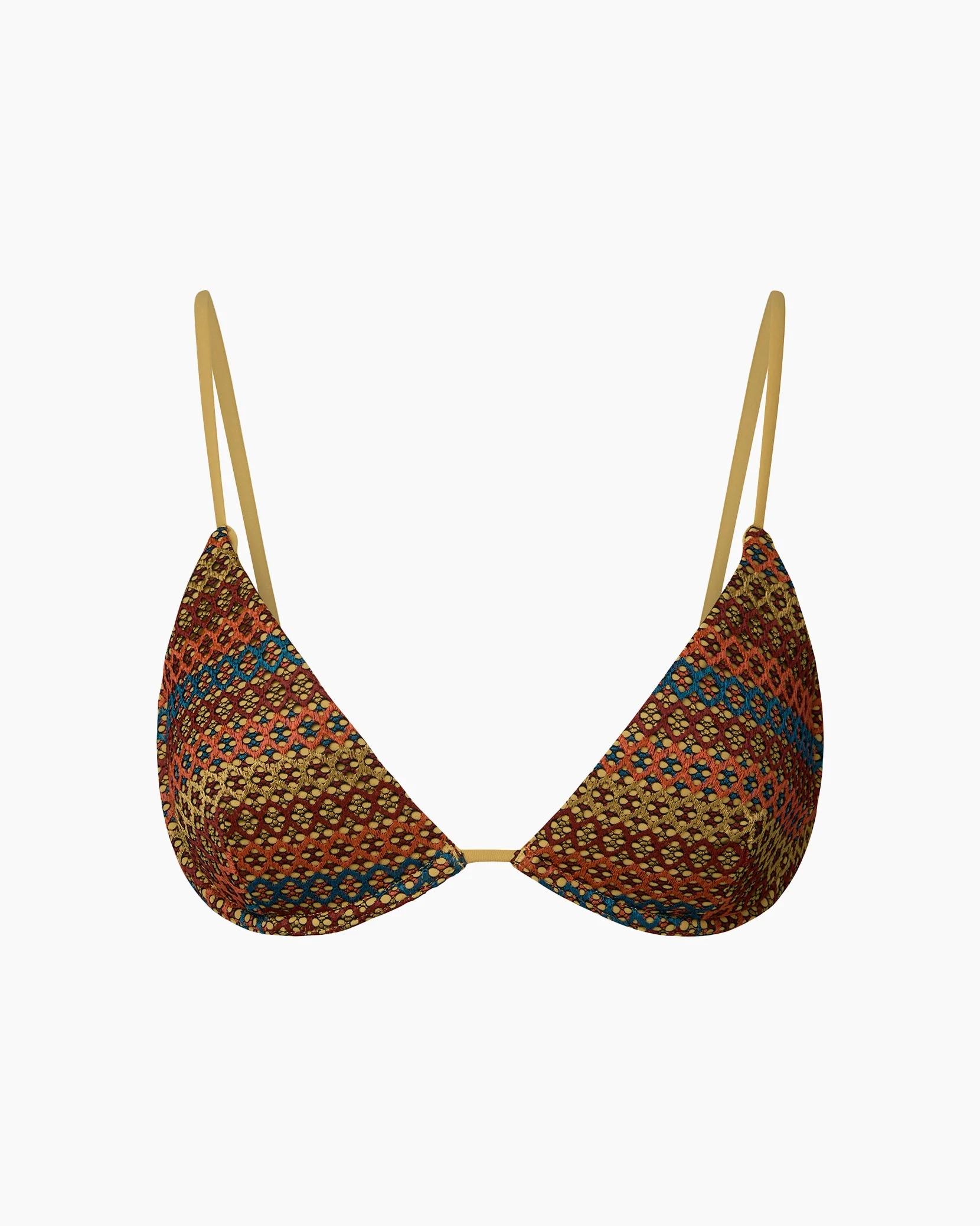 Womens | Liana Bikini Top | Pale Gold - Image 2