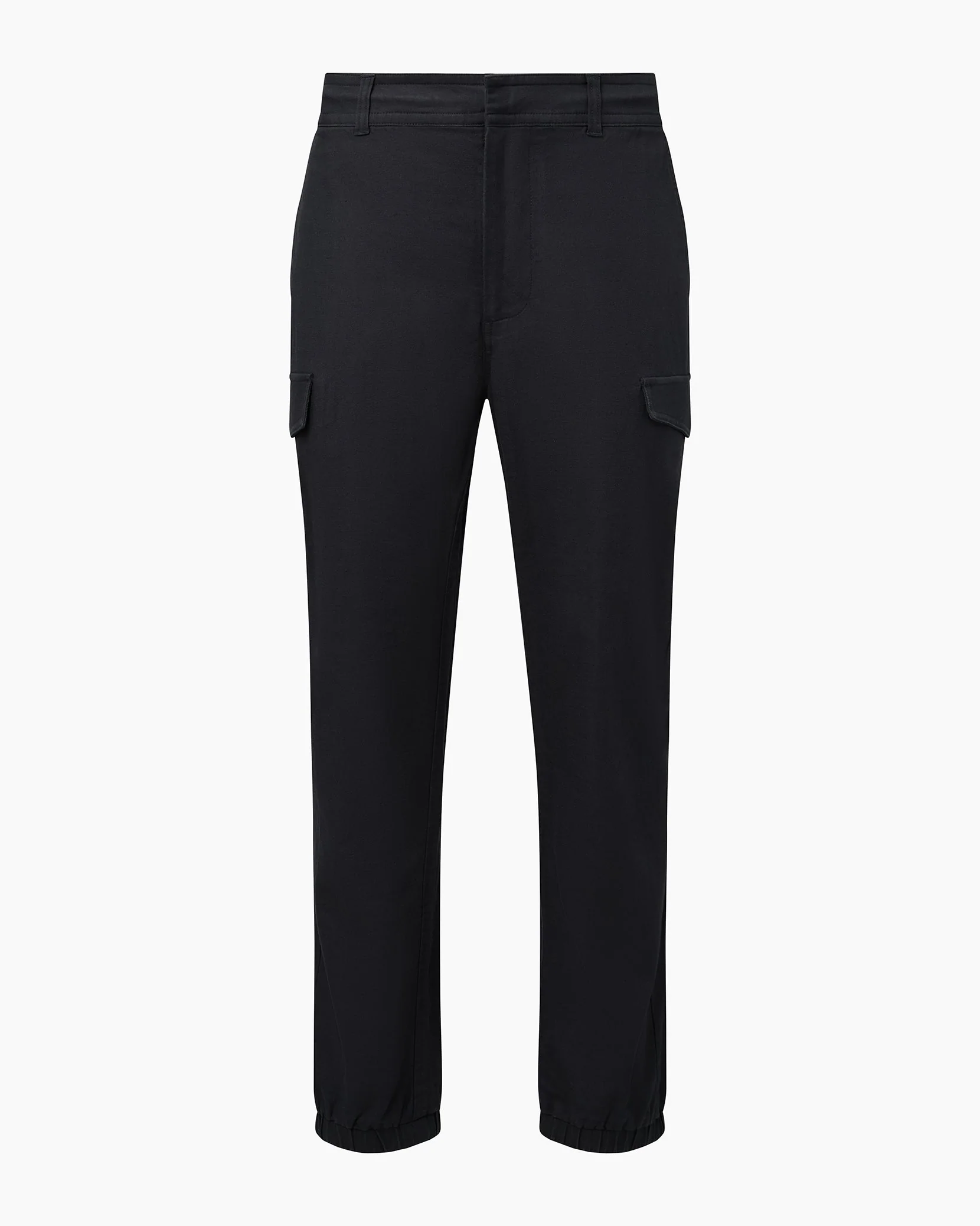 Mens | Linen Cargo Jogger | Gunmetal - Image 2