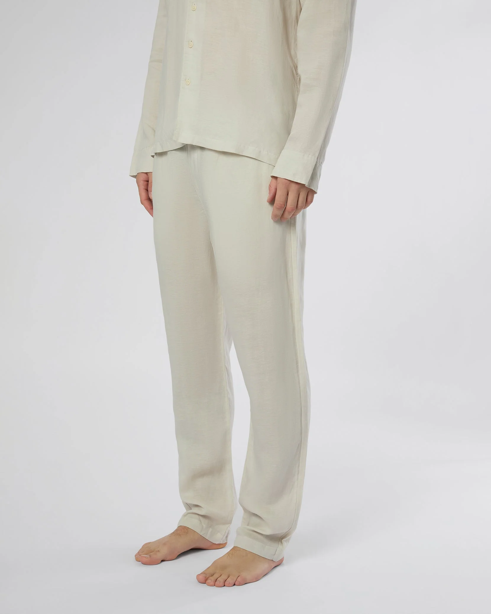 Mens | Linen Home Pant | Stone - Image 3