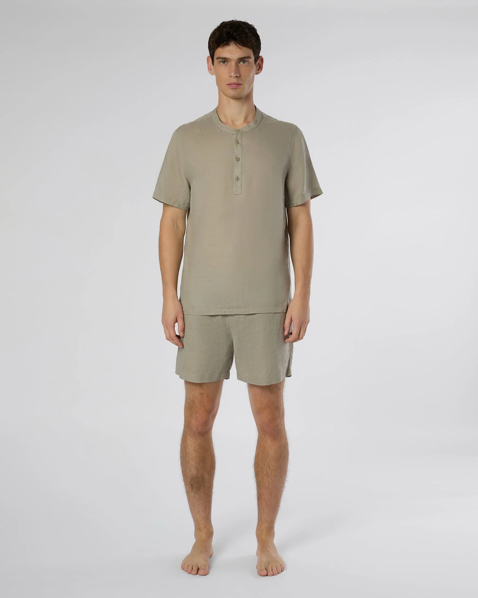 Mens | Linen Home Short | Cashew - Image 3