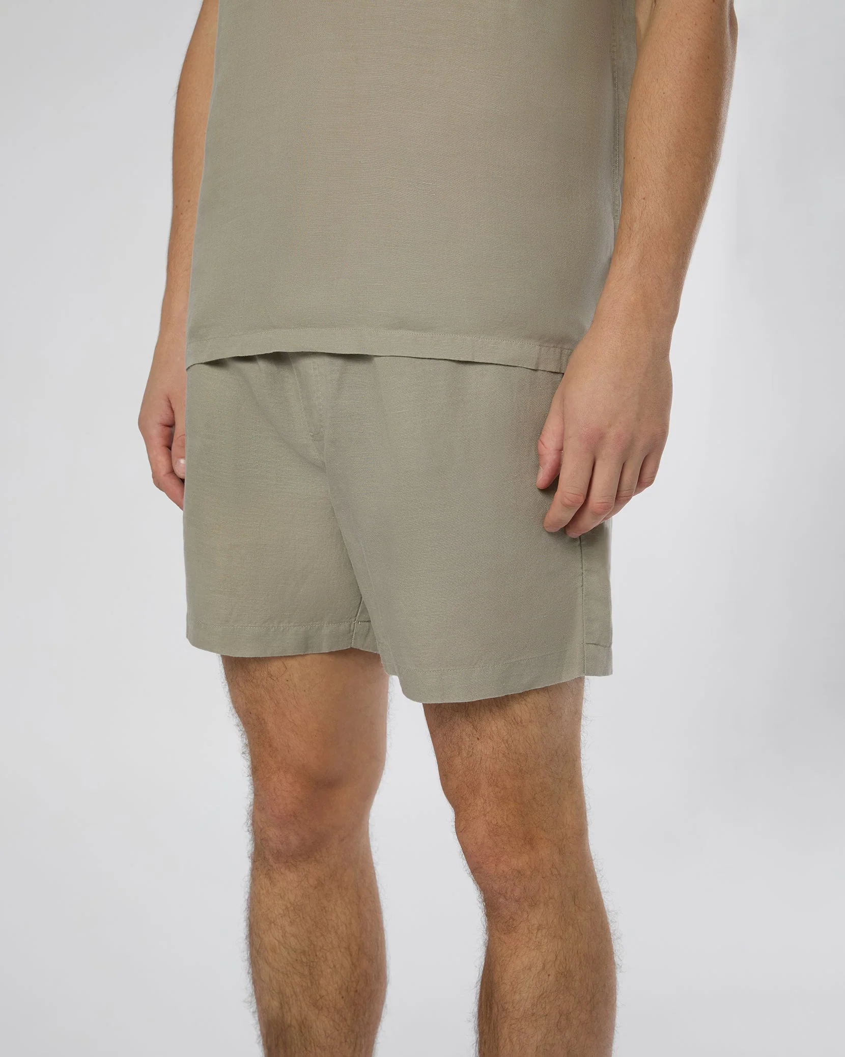 Mens | Linen Home Short | Cashew - Image 4