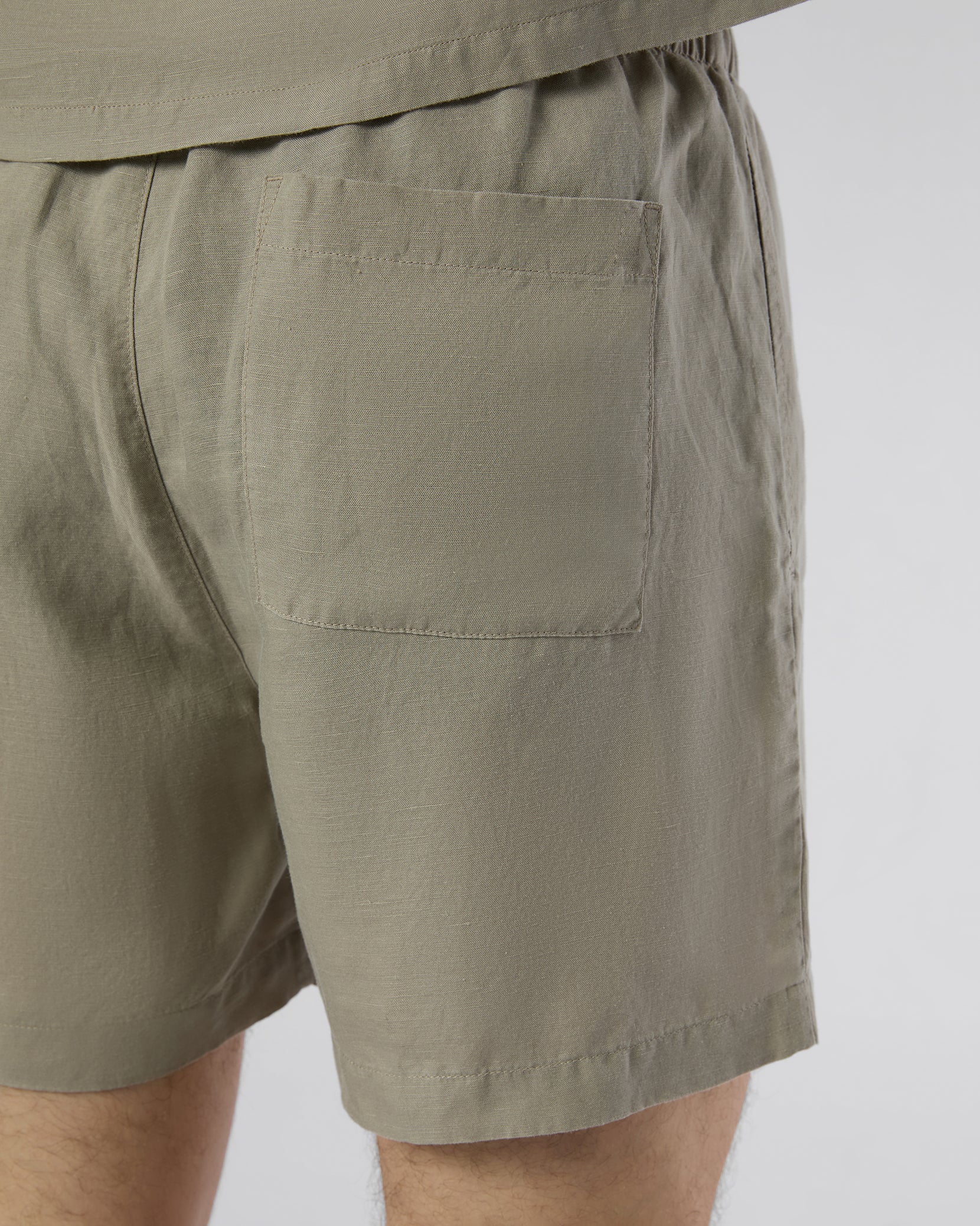 Mens | Linen Home Short | Cashew - Image 6