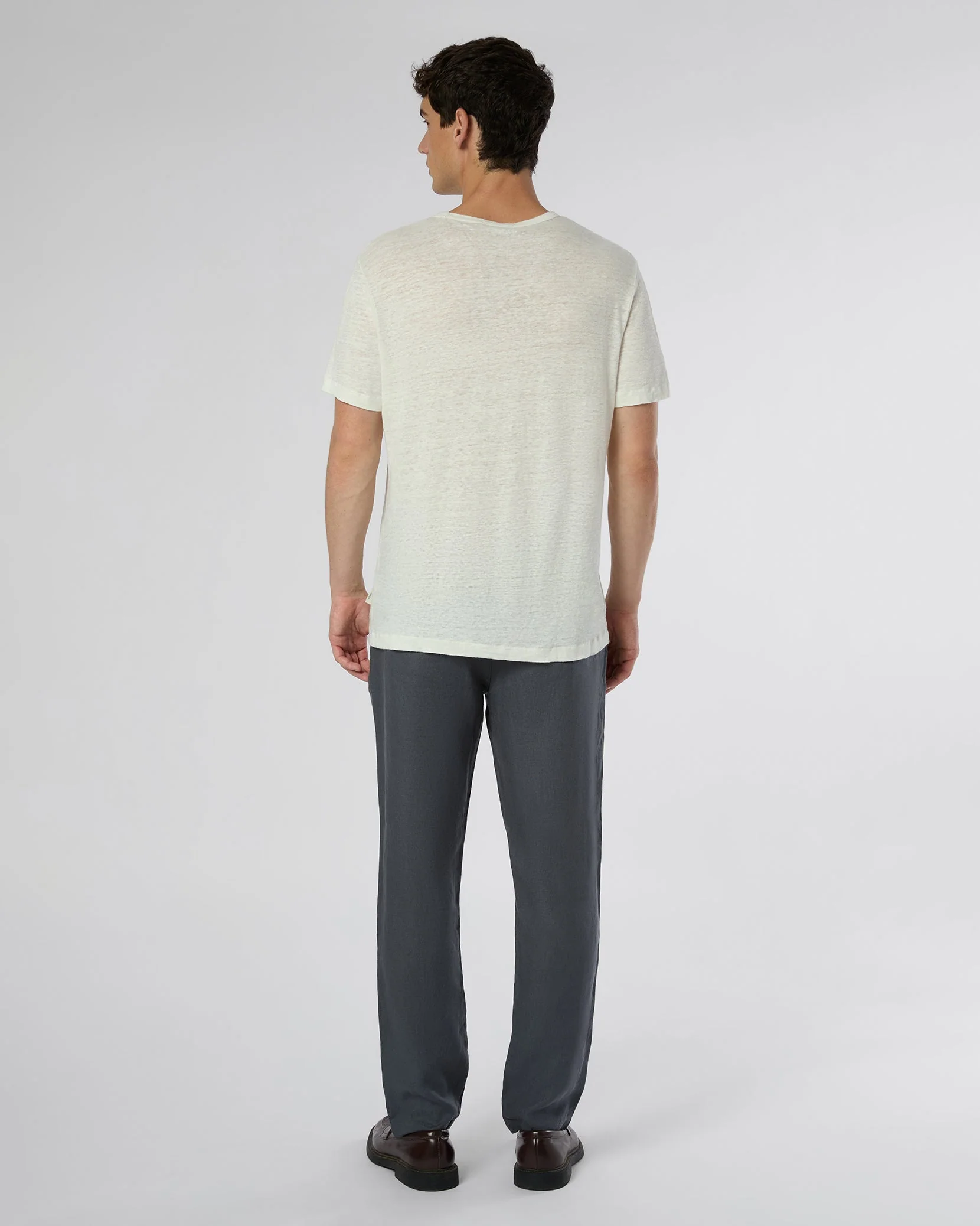 Mens | Linen Trouser | Gunmetal - Image 7