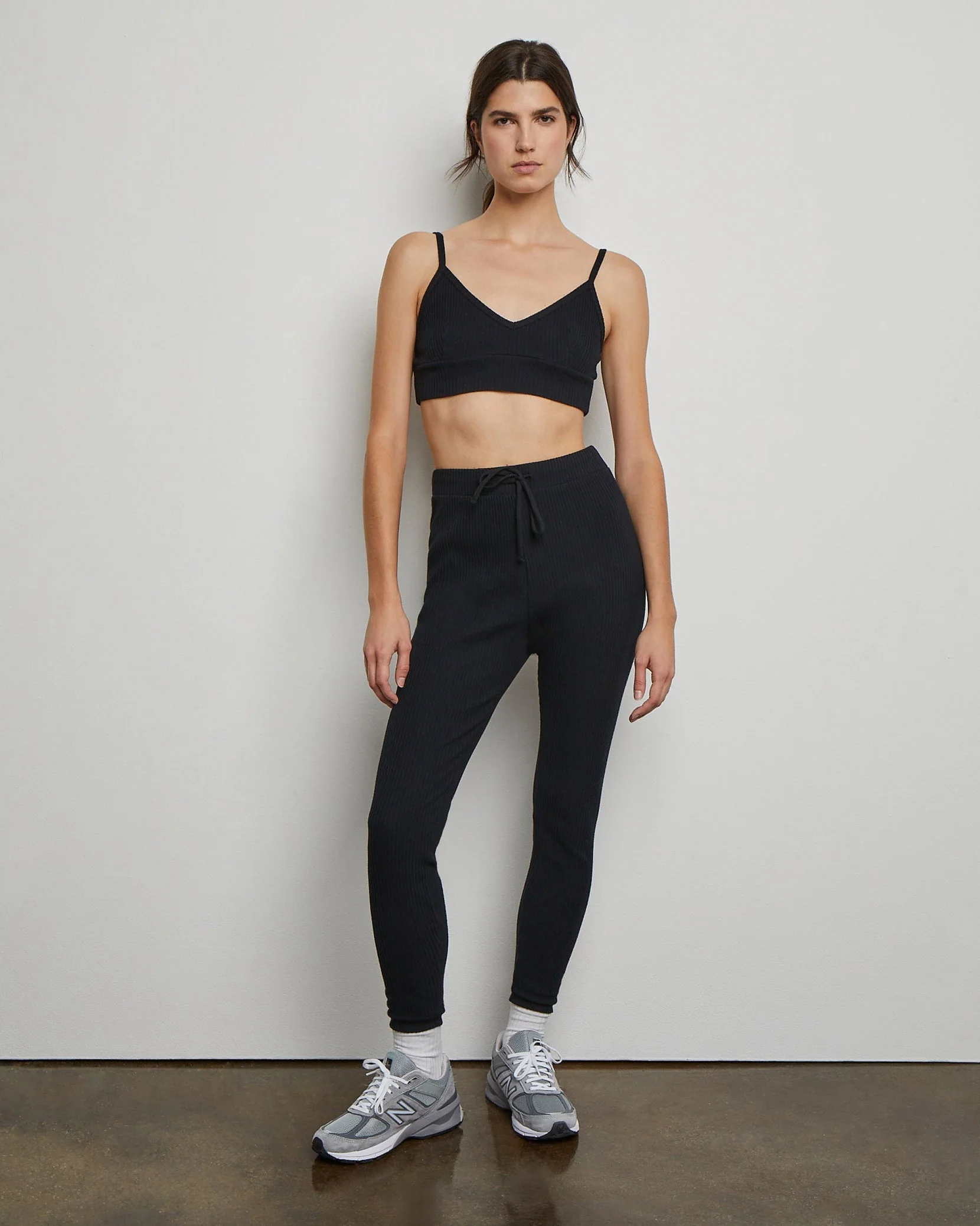 Womens | Lounge Rib Bra | Marine - Image 10