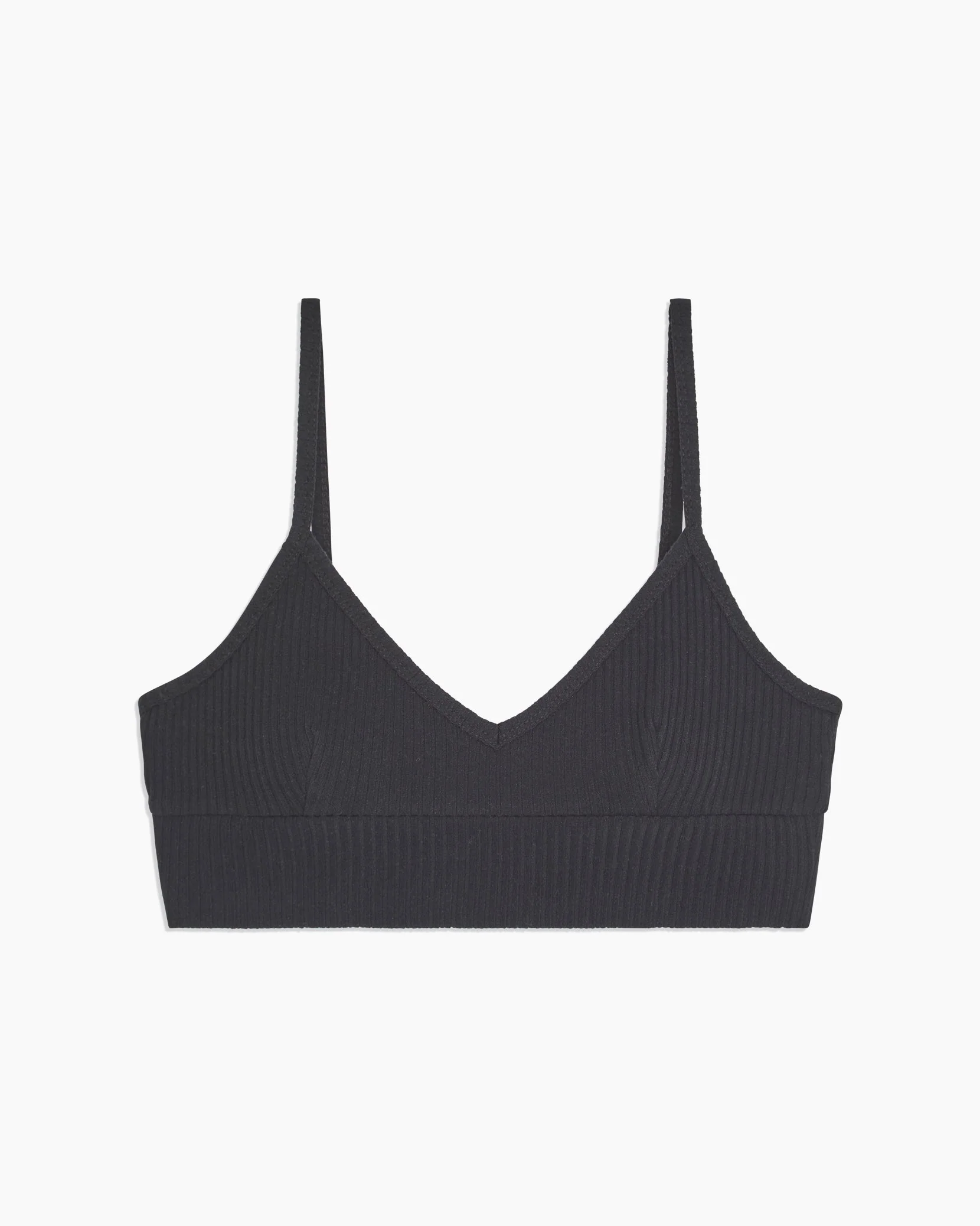 Womens | Lounge Rib Bra | Marine - Image 7