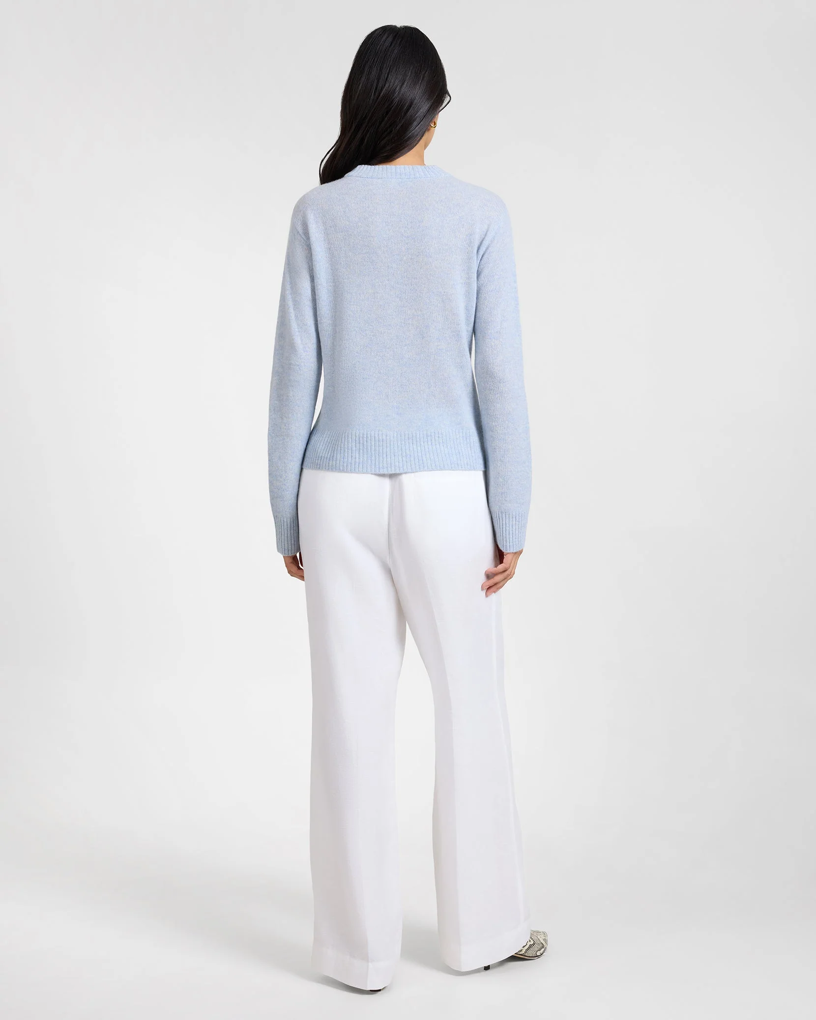 Womens | Lyocell Pleated Trouser | Stone - Image 5