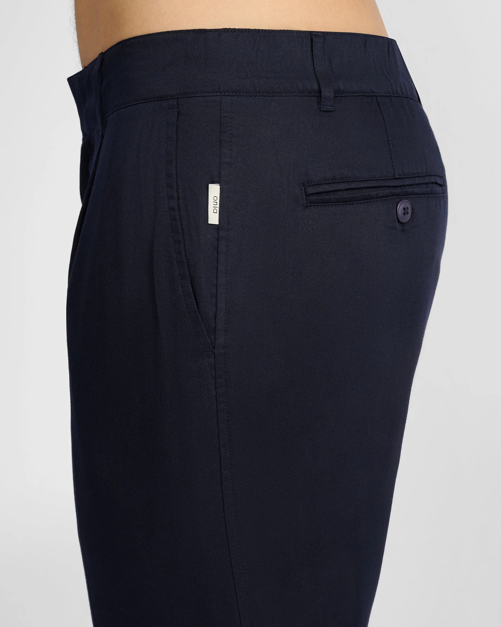 Mens | Lyocell Tapered Trouser | Midnight - Image 3