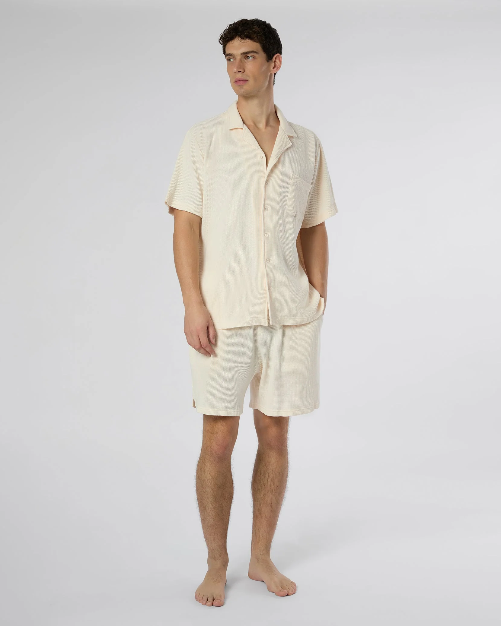Mens | Macro Waffle 6" Pull-on Short | Salt - Image 5