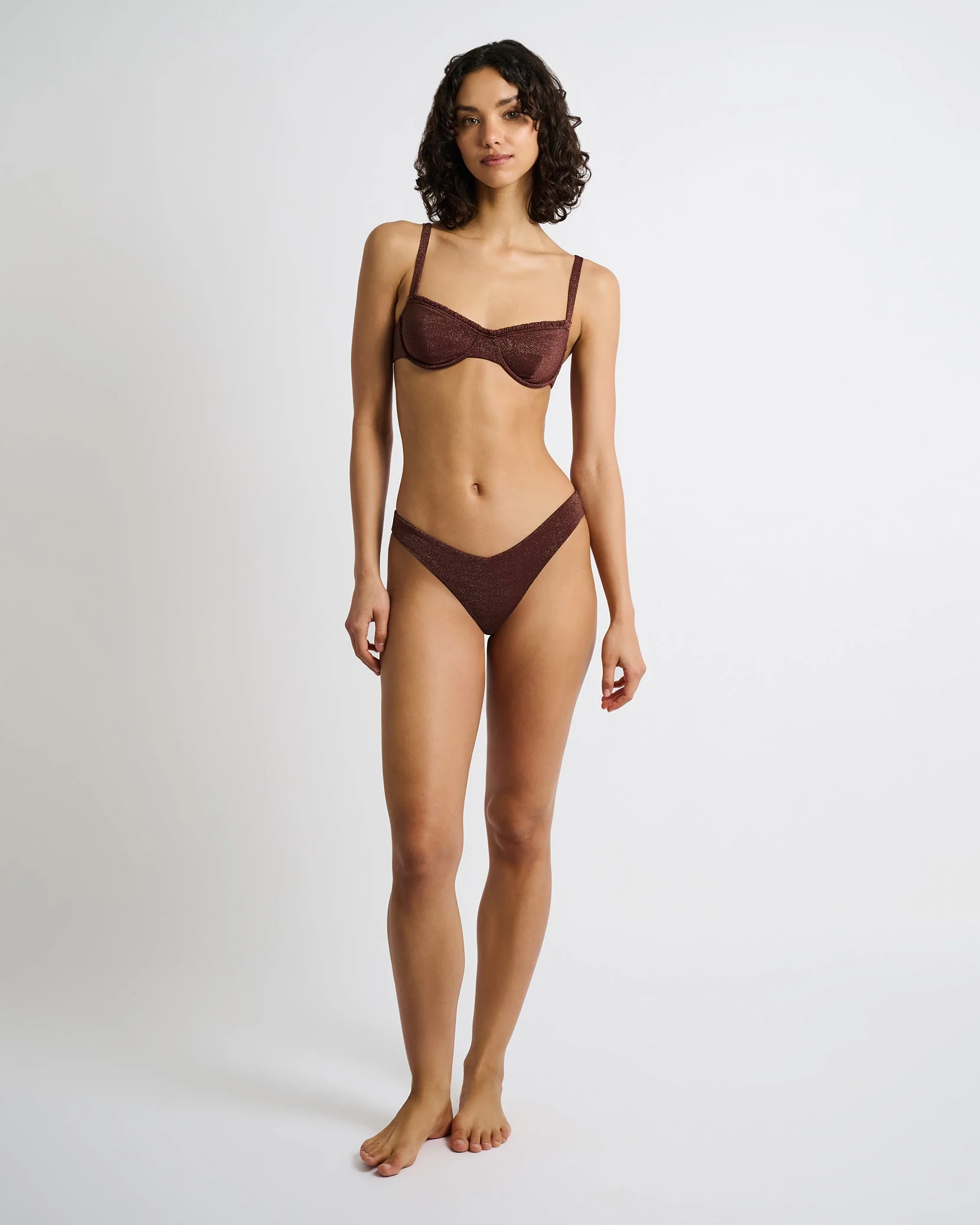Womens | Marilyn Bikini Top | Rum - Image 3