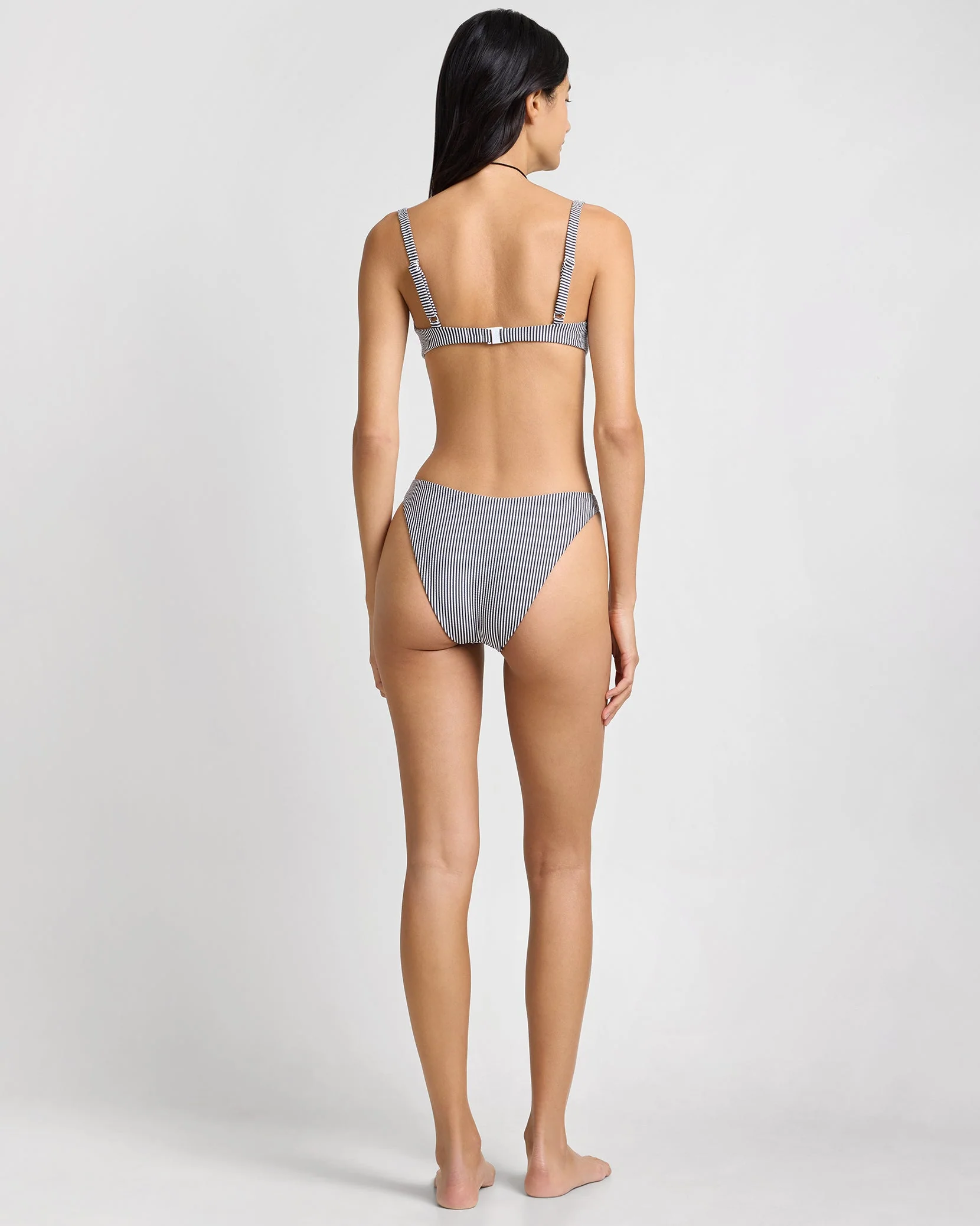 Womens | Marilyn Bikini Top | Noir Navy/White - Image 6