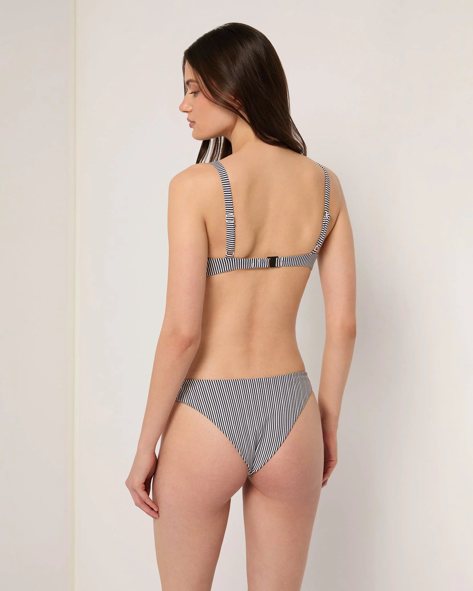 Womens | Marilyn Bikini Top | Deep Navy/White - Image 4