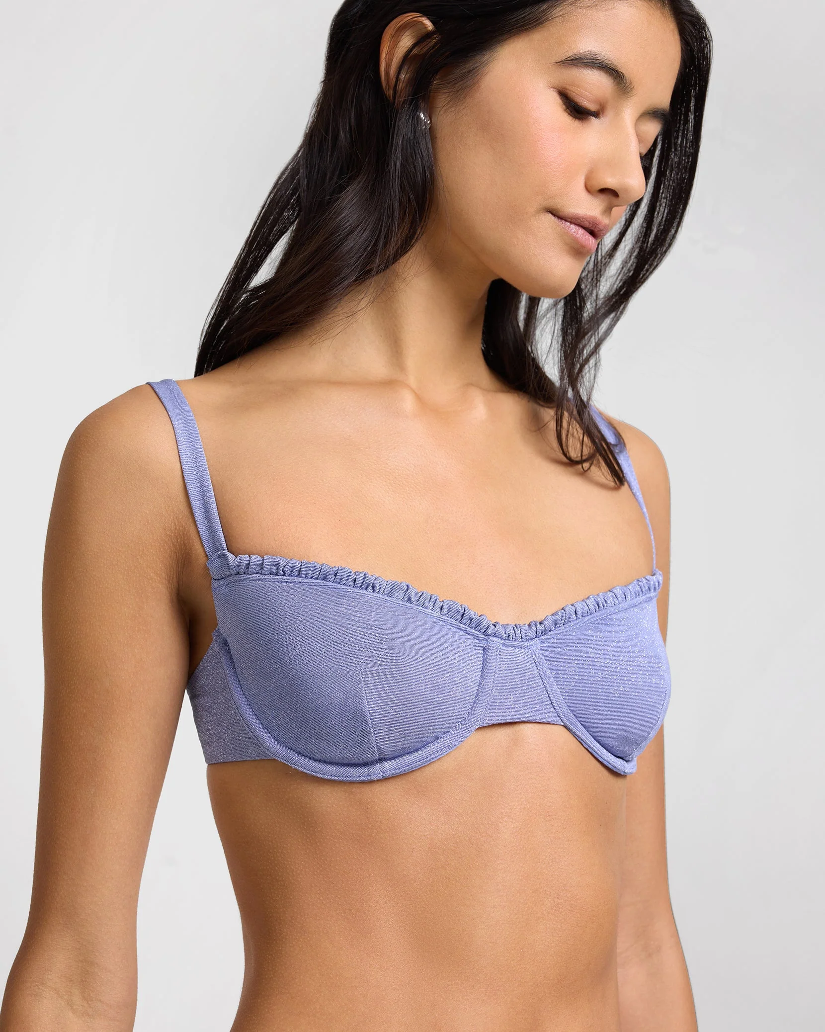 Womens | Marilyn Bikini Top | Periwinkle - Image 4