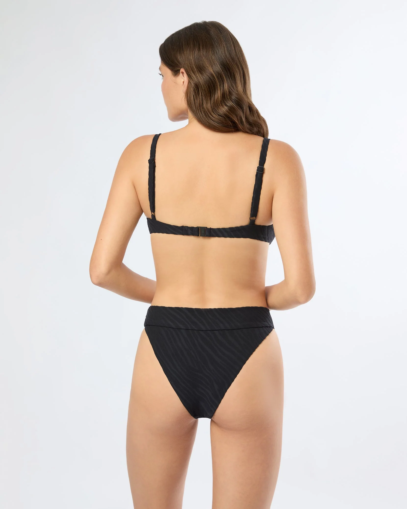 Womens | Marilyn Bikini Top | Black - Image 5