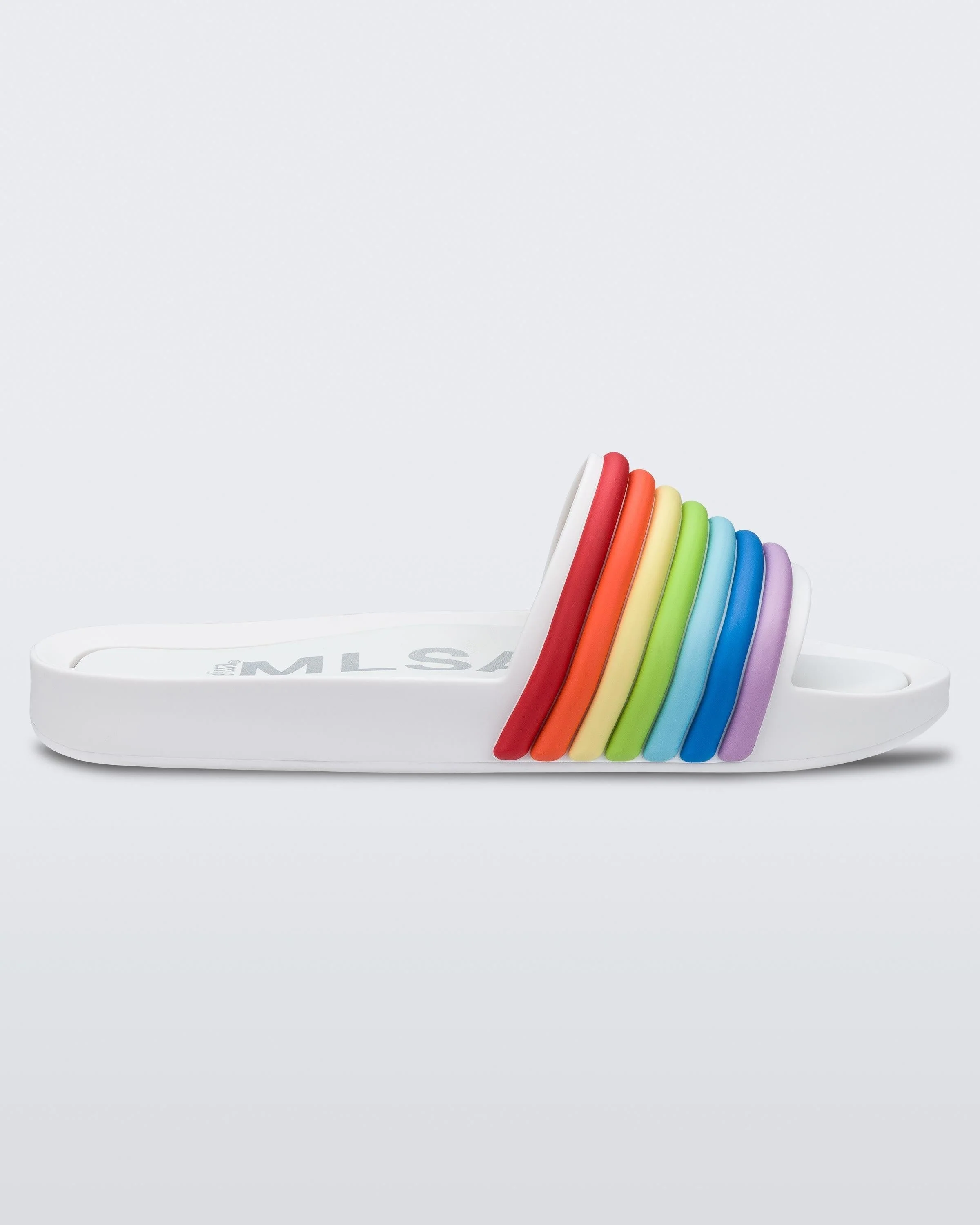 Beach 3DB Rainbow Slide | White Rainbow - Image 2