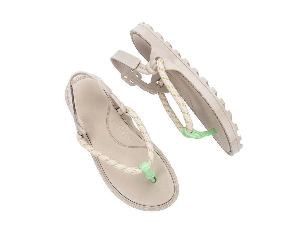 Bond Sandal | Beige/Green - Image 2