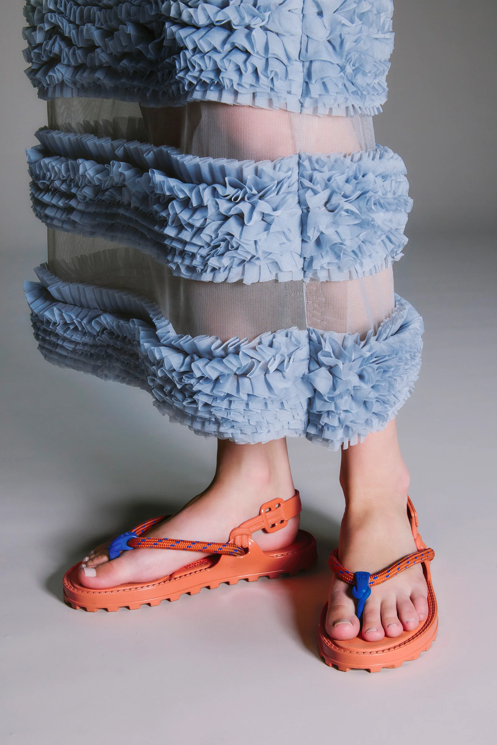 Bond Sandal | Orange/Blue - Image 11