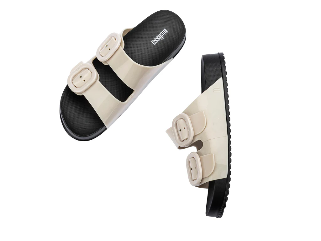 Cozy Slide | Black/Beige - Image 2