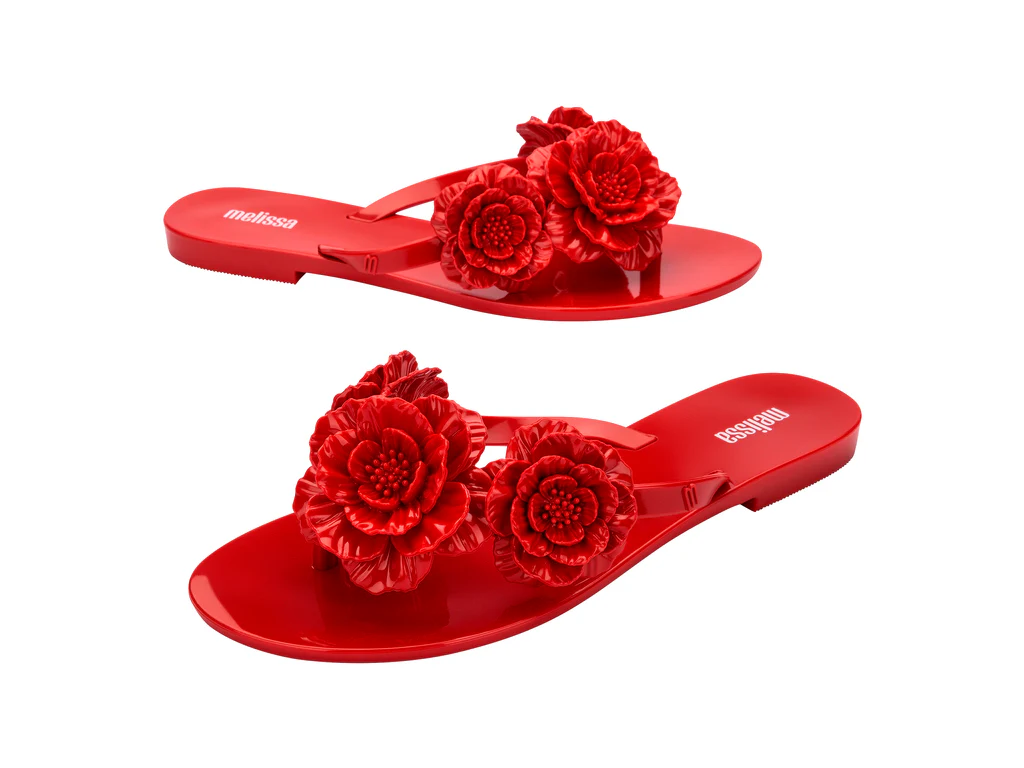 Harmonic Springtime Flip Flop | Red - Image 3
