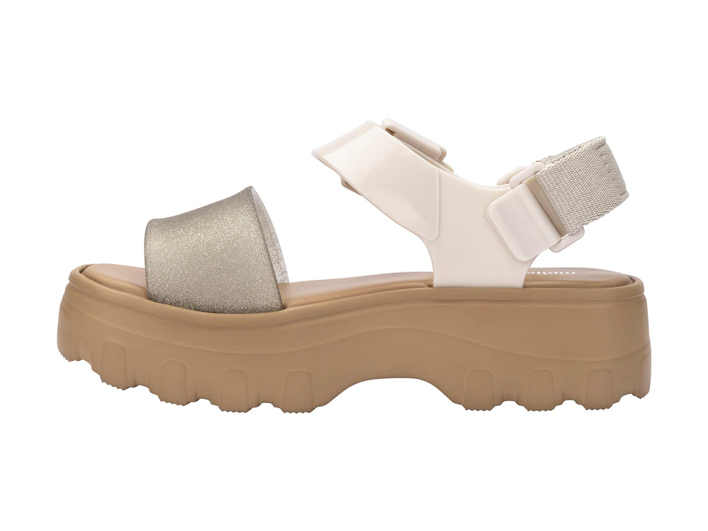 Kick Off Platform | Beige/Glitter - Image 4
