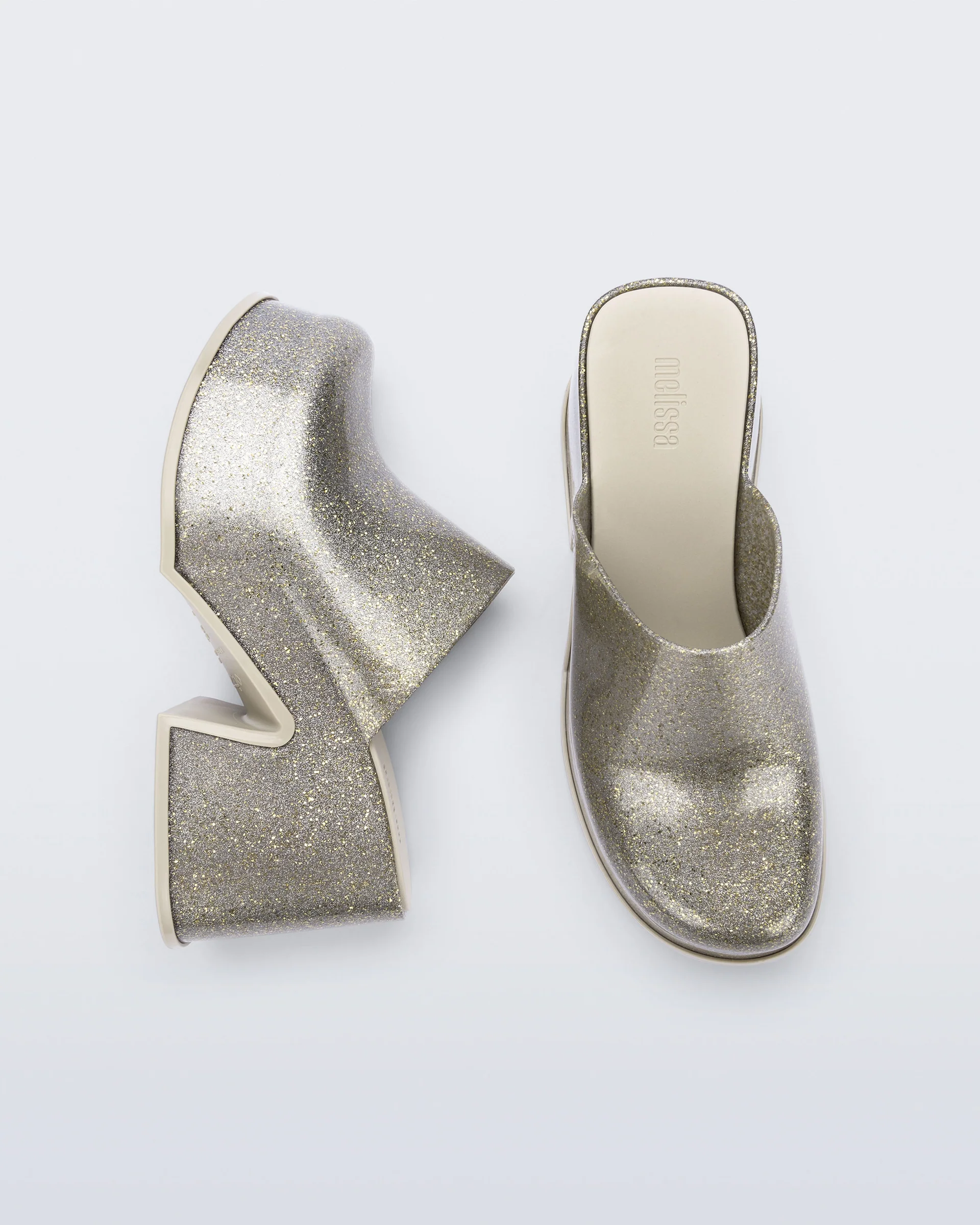Mia Heel | Golden Glitter Glass - Image 8