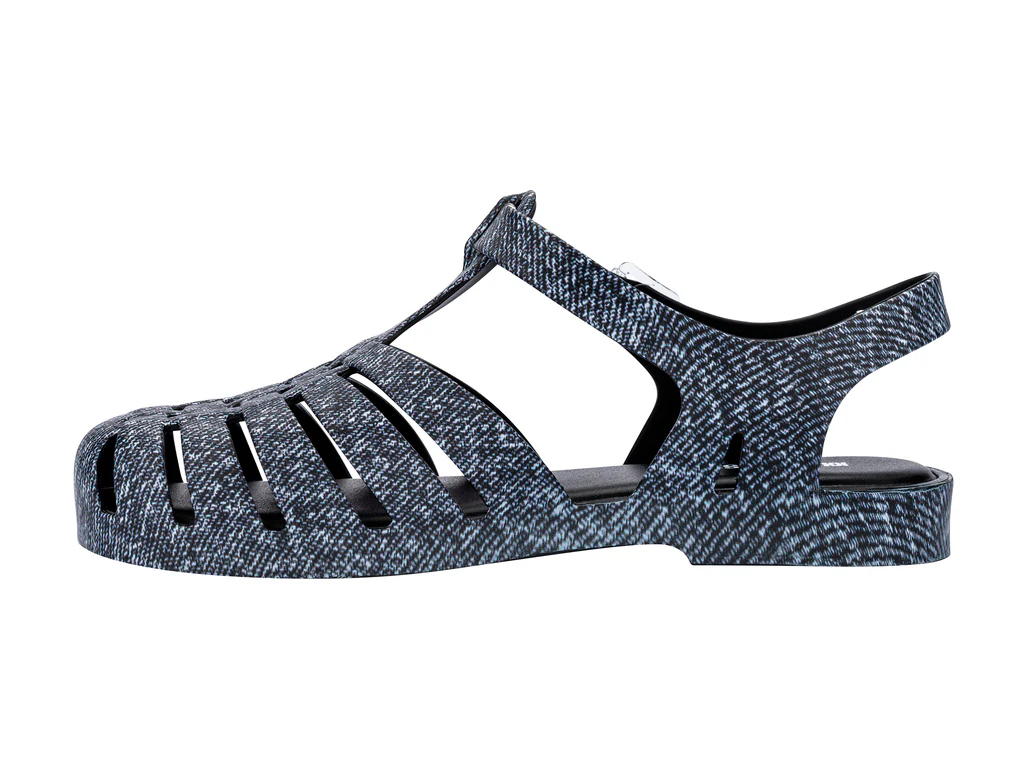 Possession Print Denim Sandal | Black Jeans - Image 4