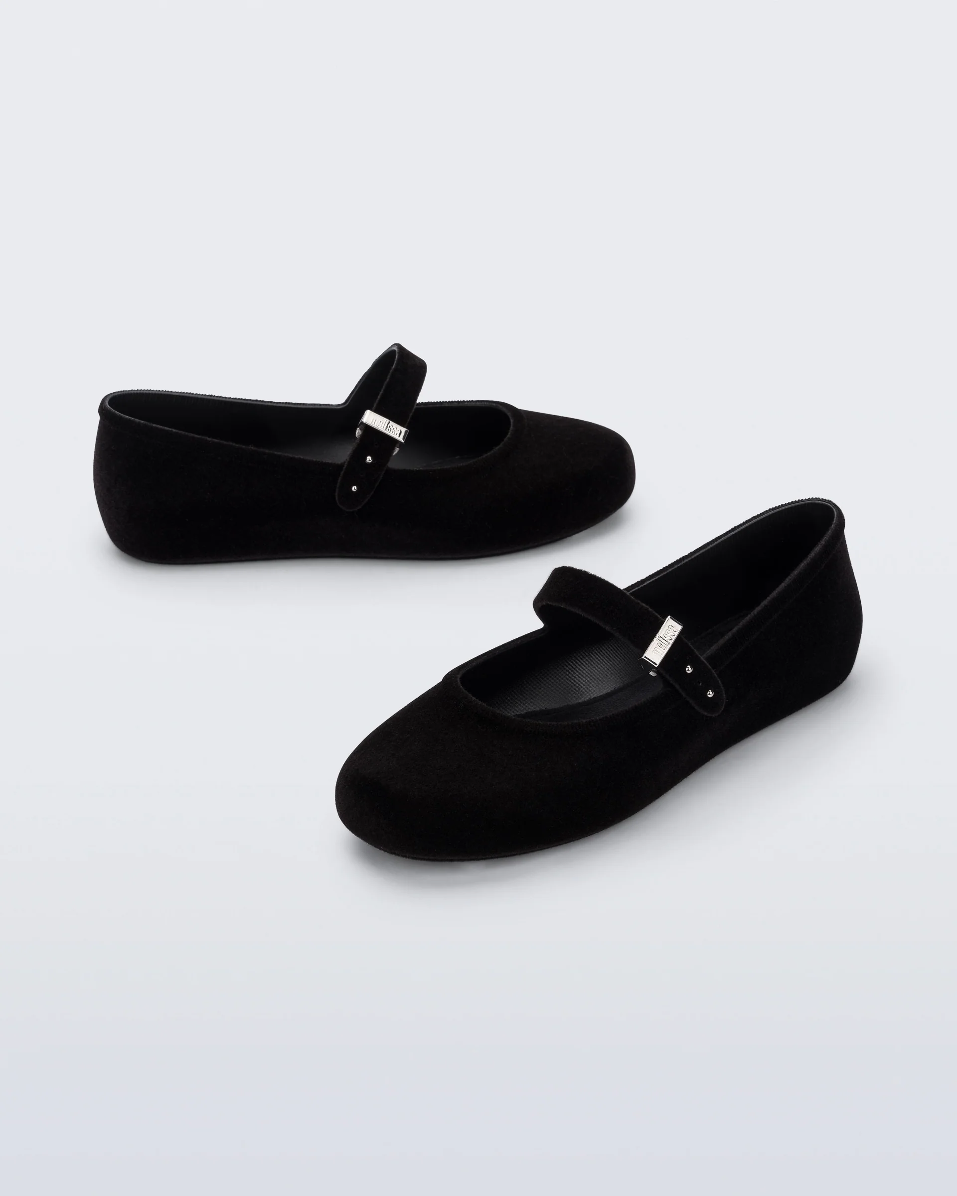 Soft Velvet II Ballerina | Black - Image 8