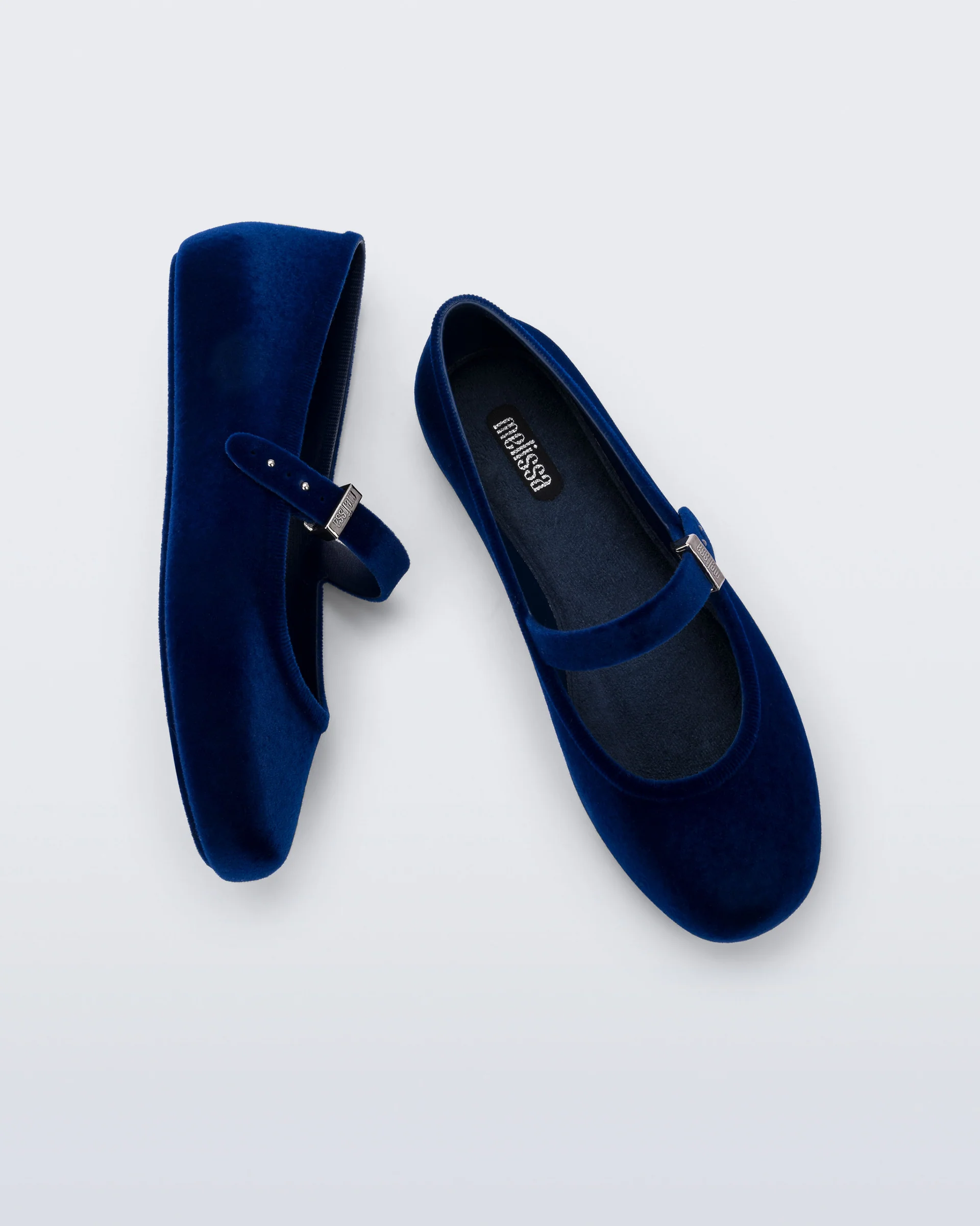 Soft Velvet II Ballerina | Blue - Image 8
