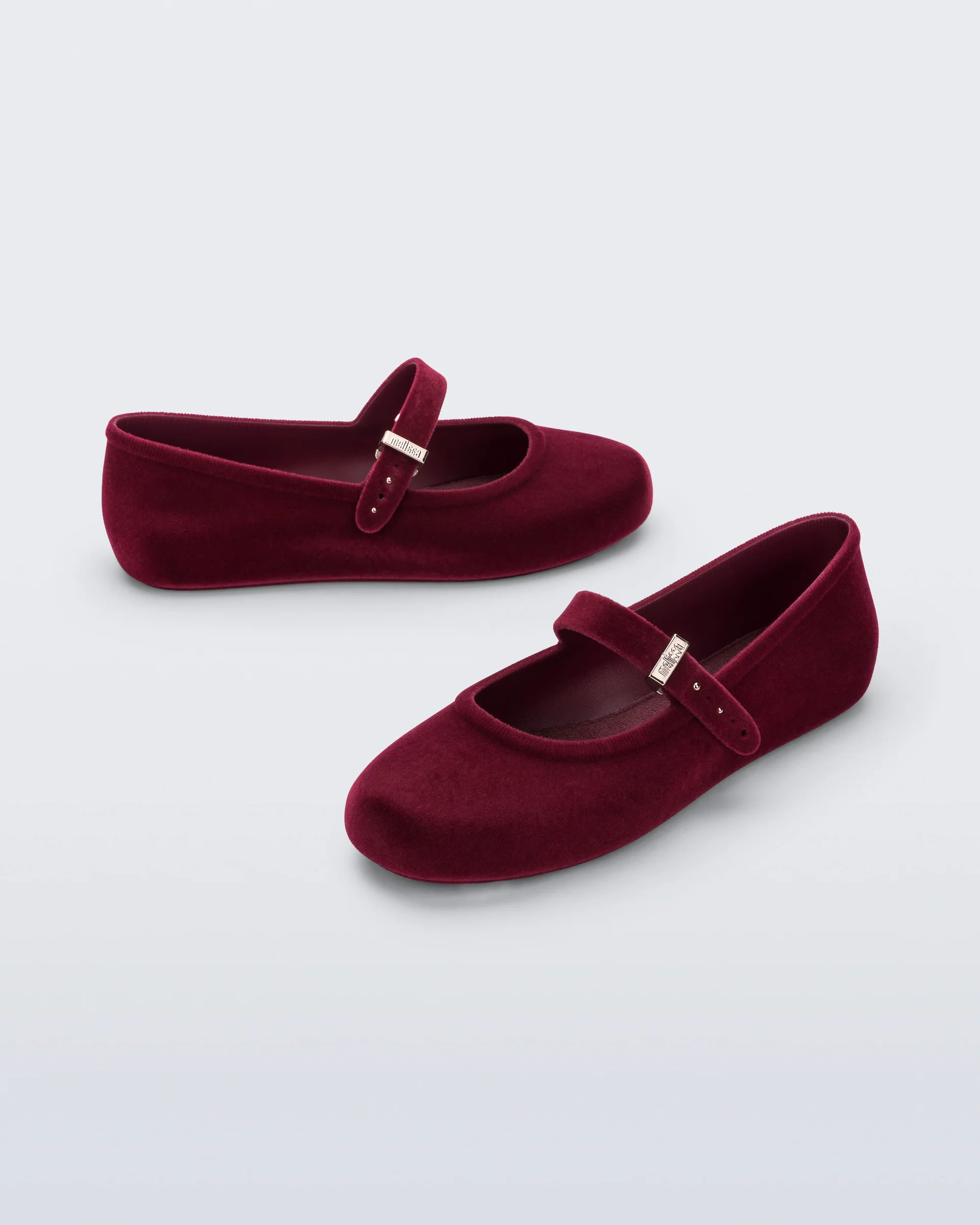 Soft Velvet II Ballerina | Red - Image 7