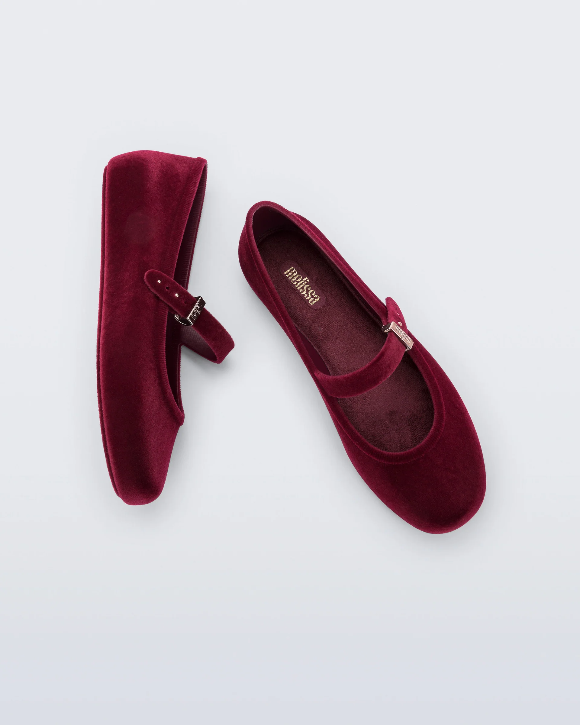 Soft Velvet II Ballerina | Red - Image 8