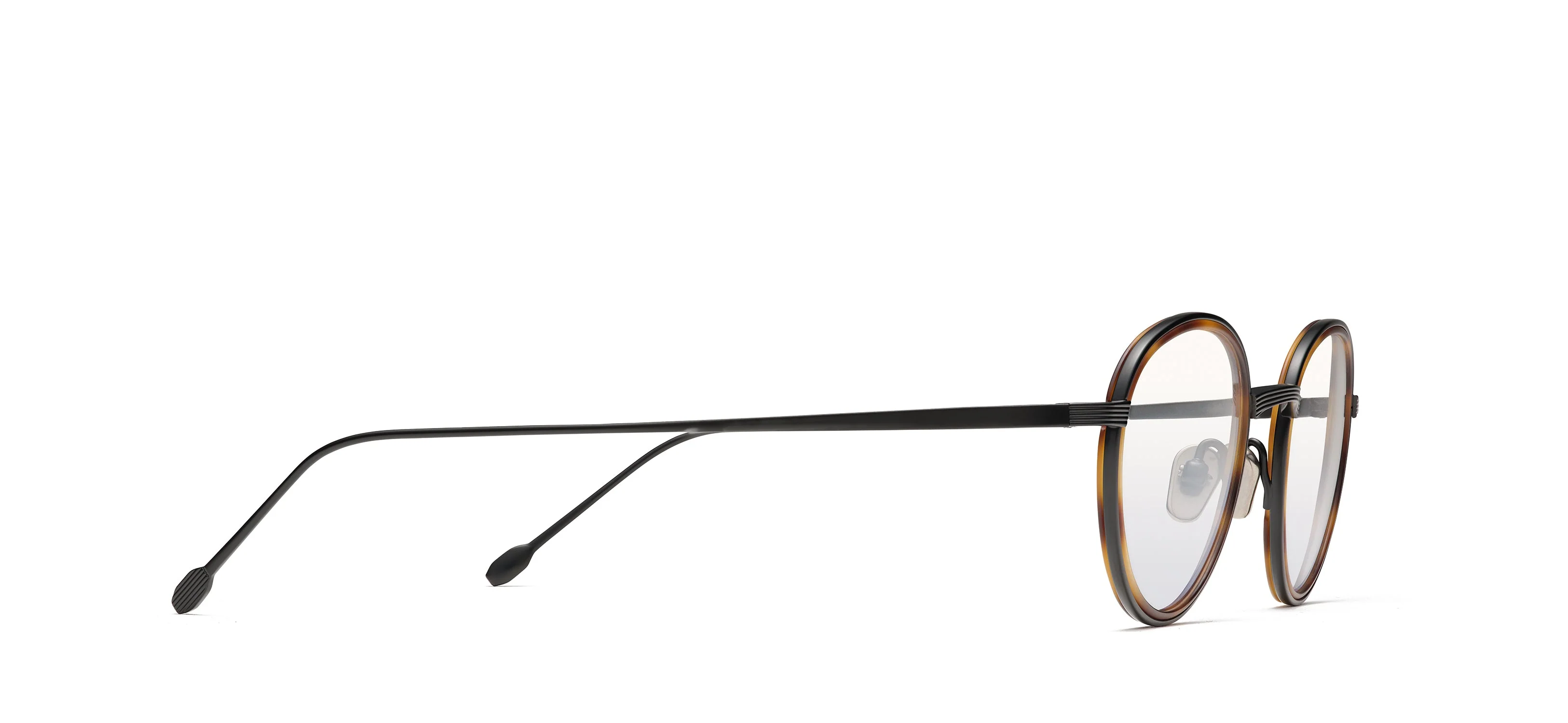 Unisex | Ando with Inserts Optical Glasses | Black/Matte Tortoise - Image 2