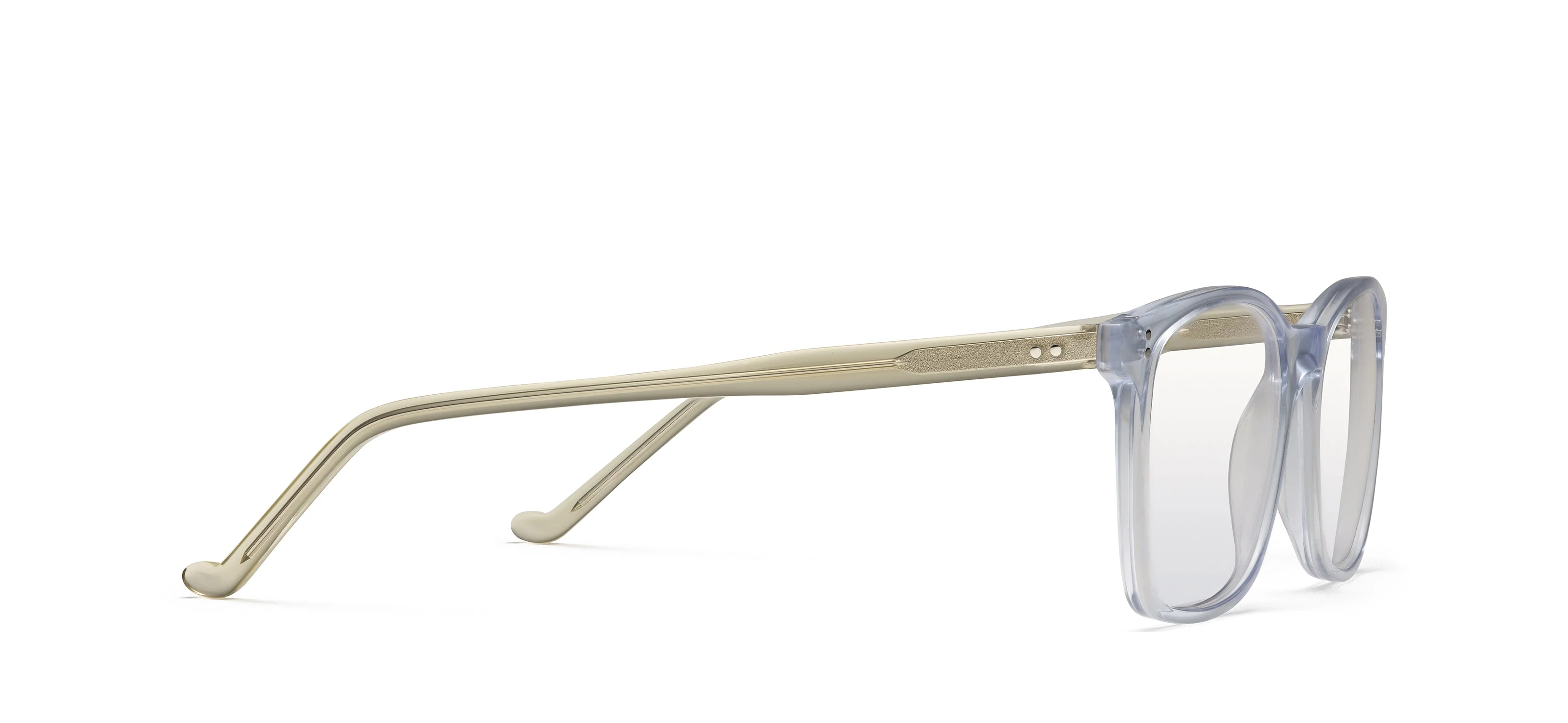 Unisex | Brad Optical Glasses | Light Blue/Amber - Image 2