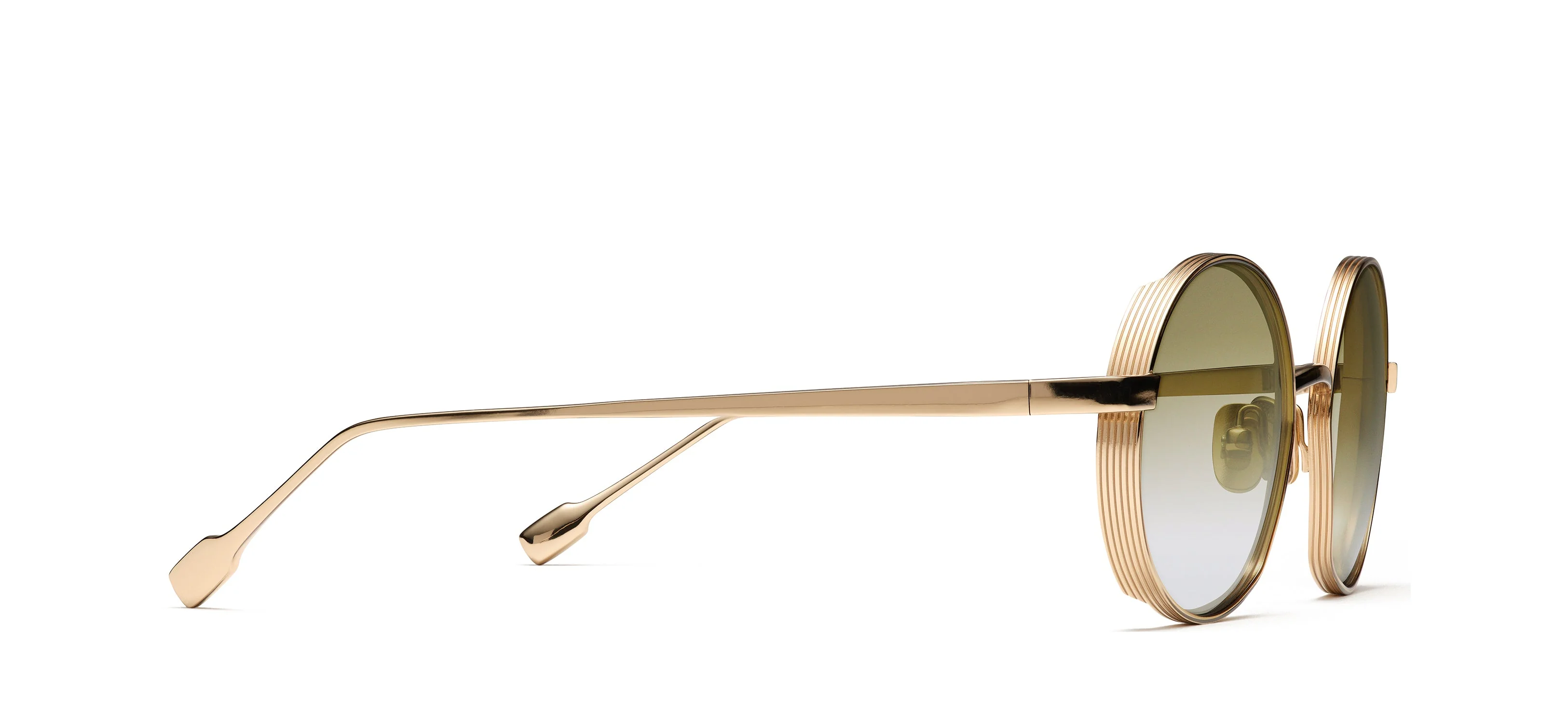 Unisex | Ebisu Sunglasses | Shiny Gold - Image 2